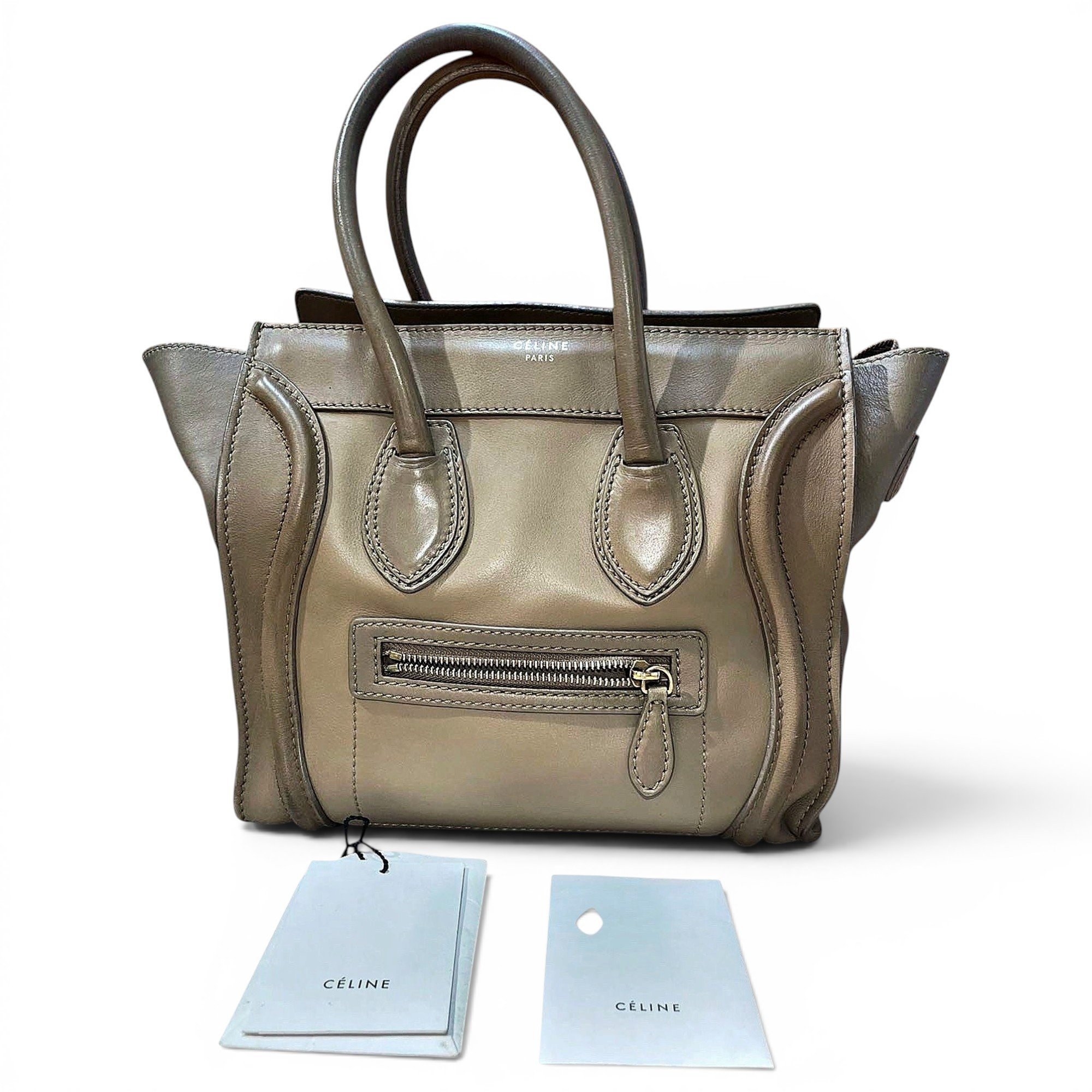Luggage leather handbag