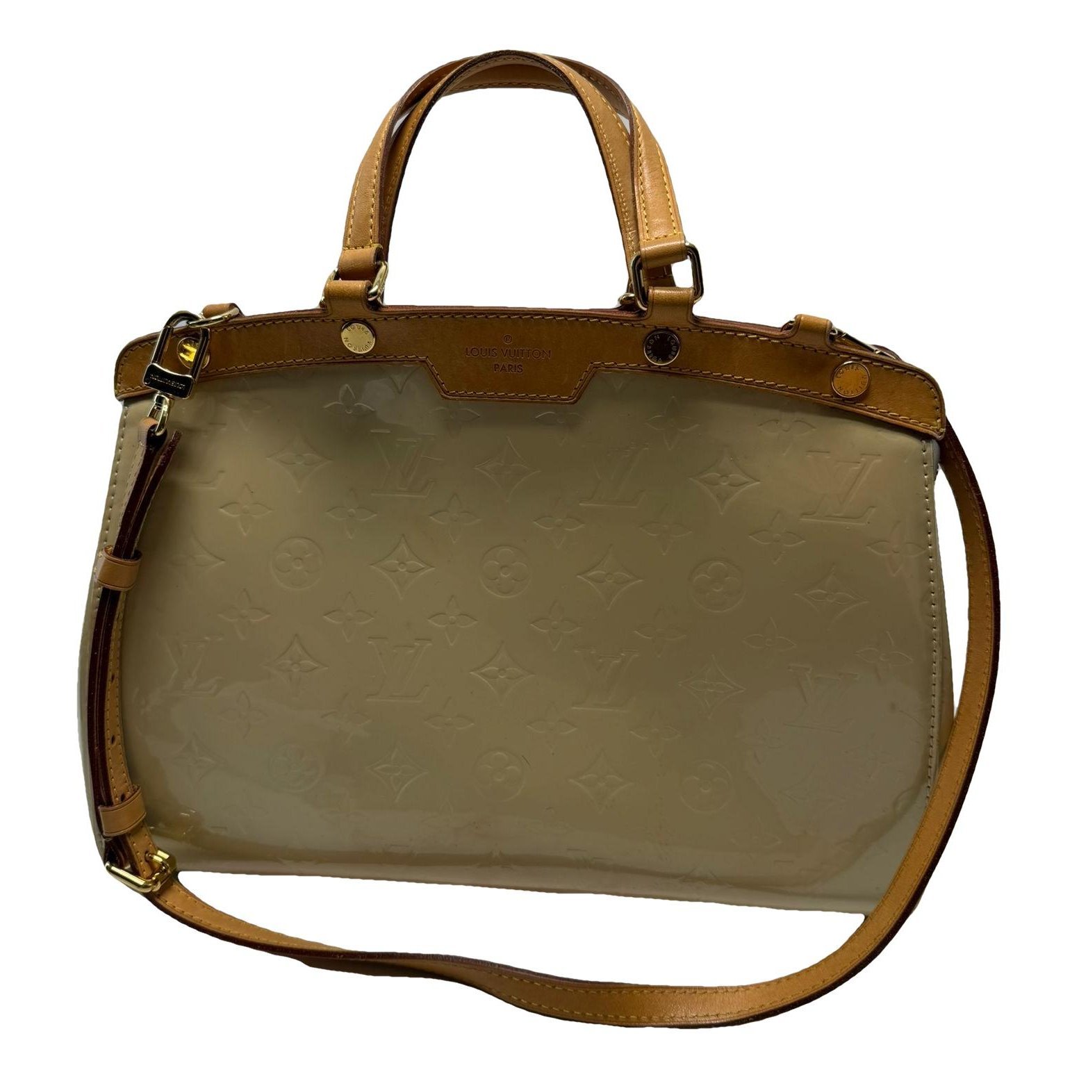 Bréa patent leather handbag
