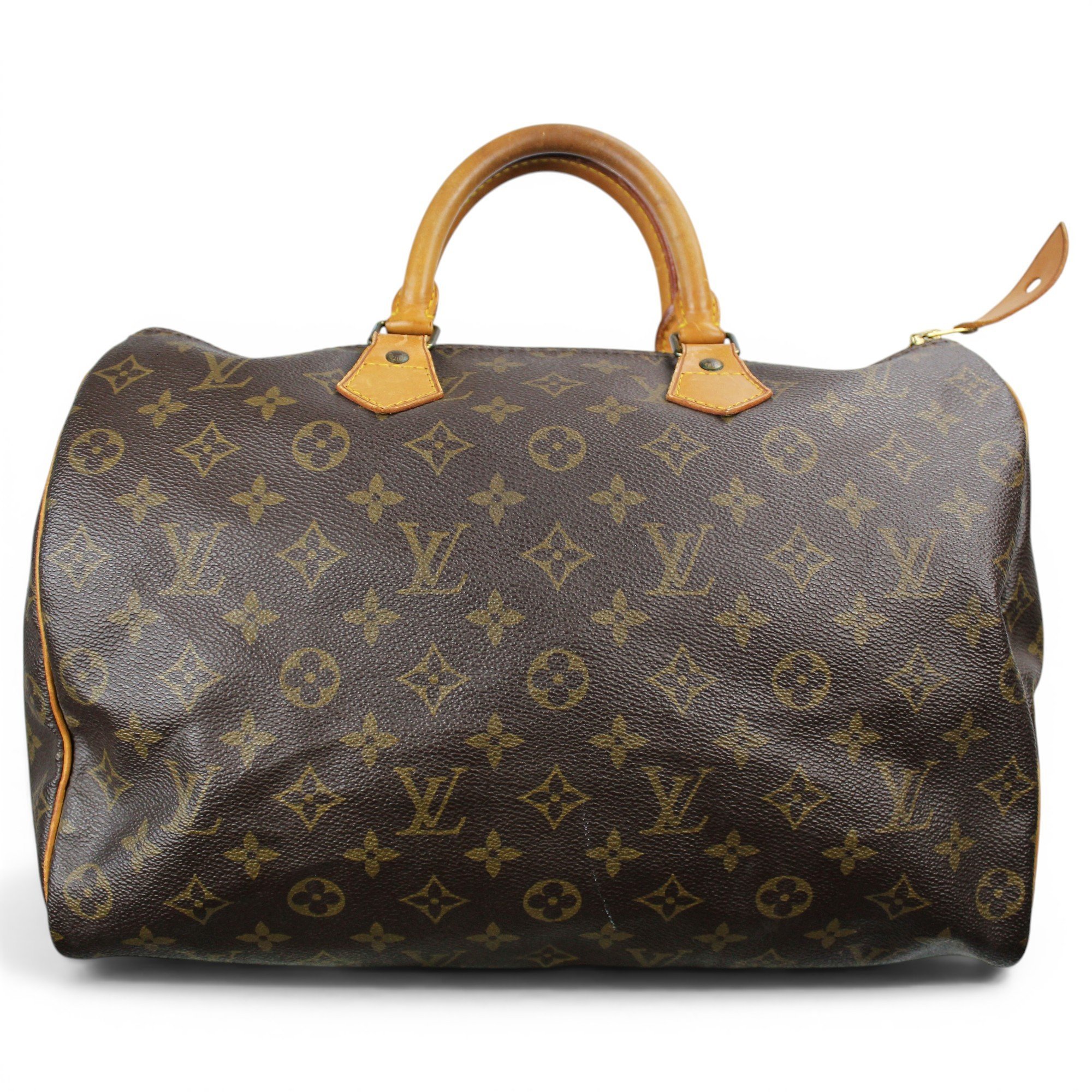 Speedy leather handbag