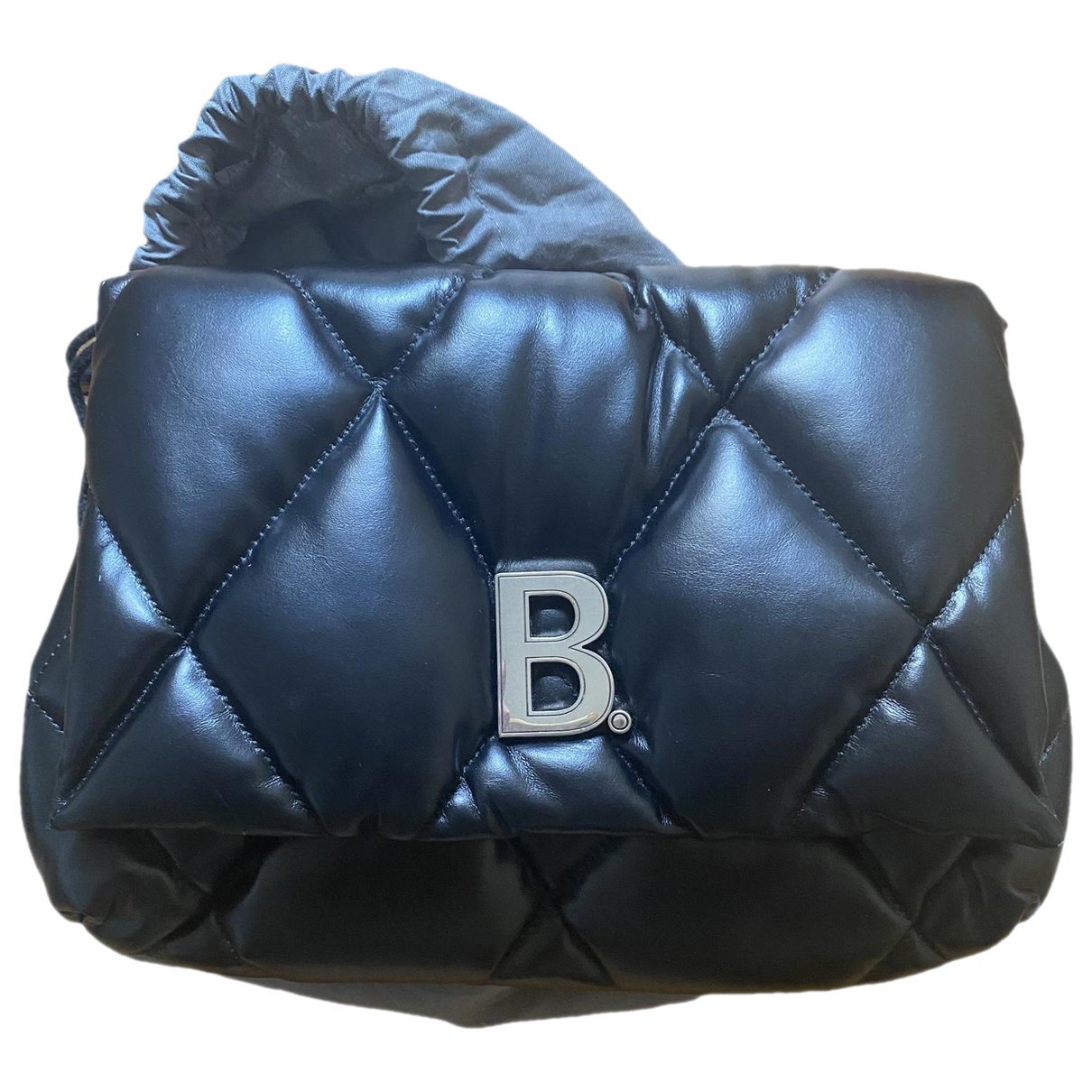 Touch Puffy leather clutch bag