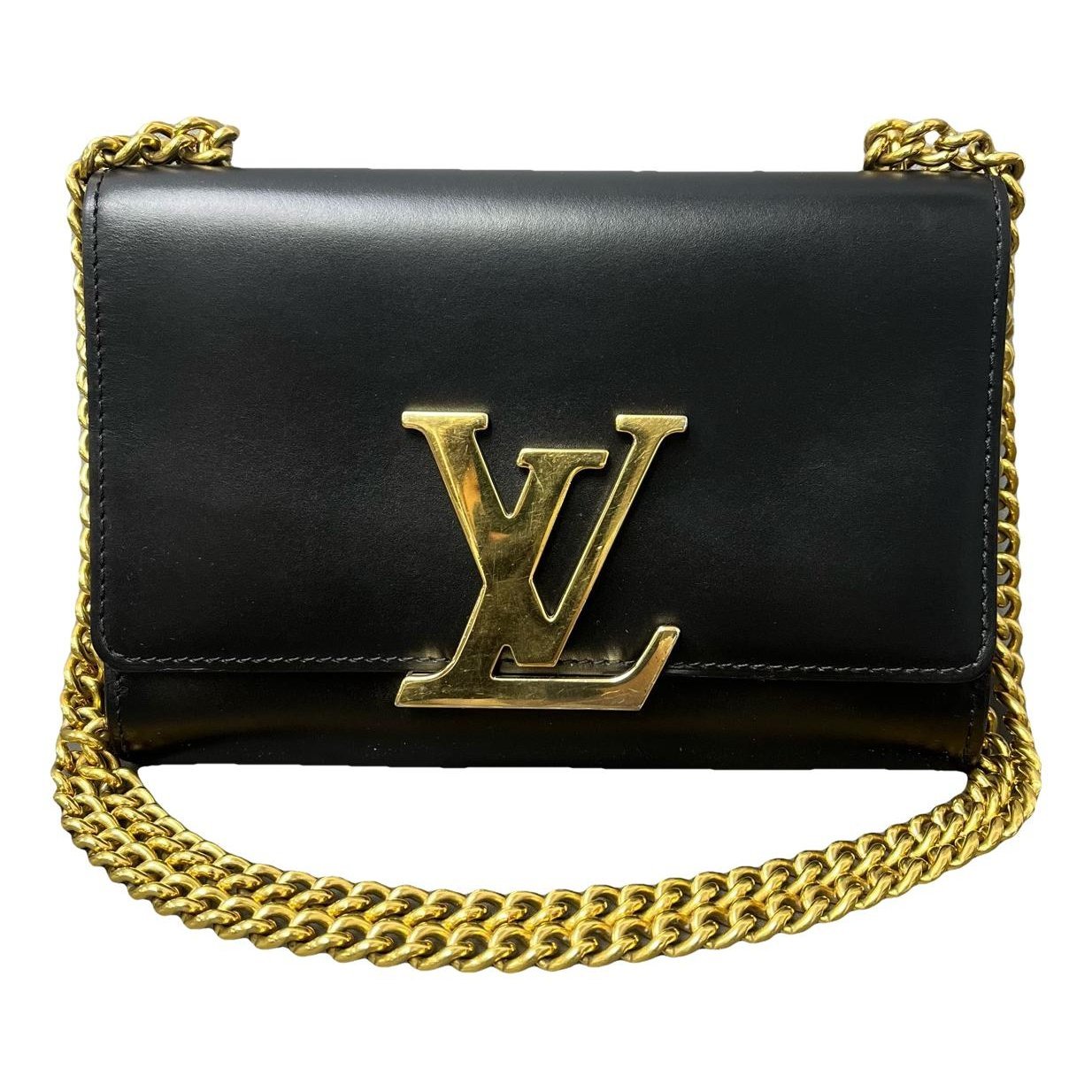 Twist Belt Wallet On Chain leather handbag