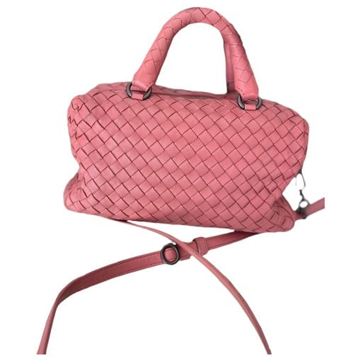 Loop leather handbag