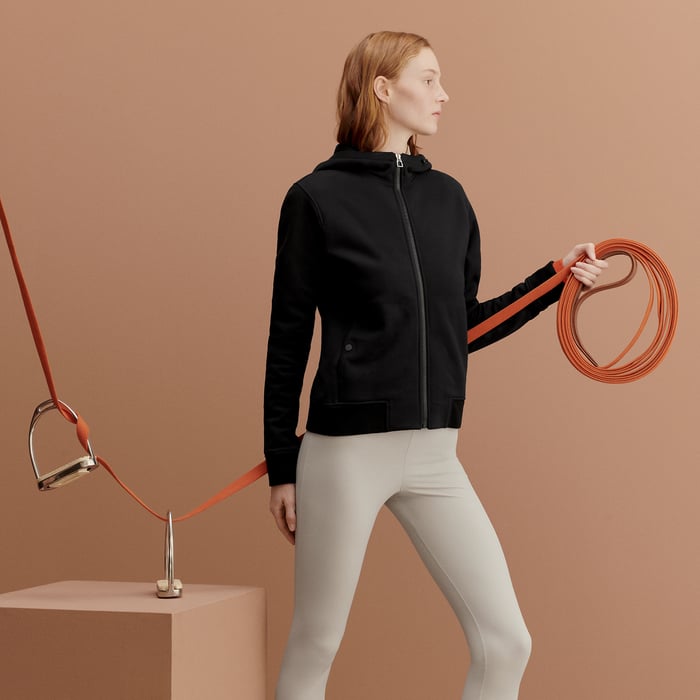 Noir Hermès Fit Sweatshirt