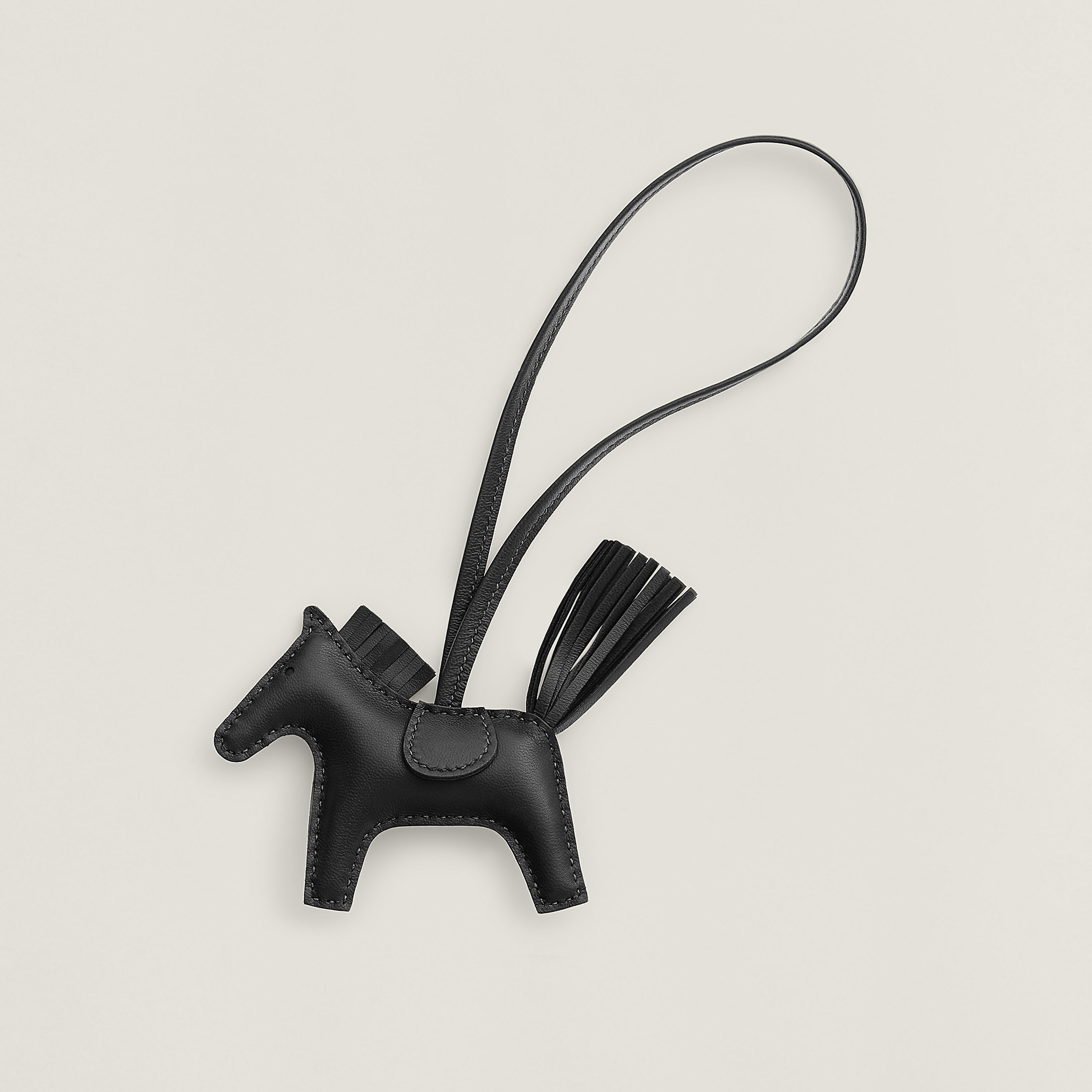 Hermès Rodeo charm in Noir