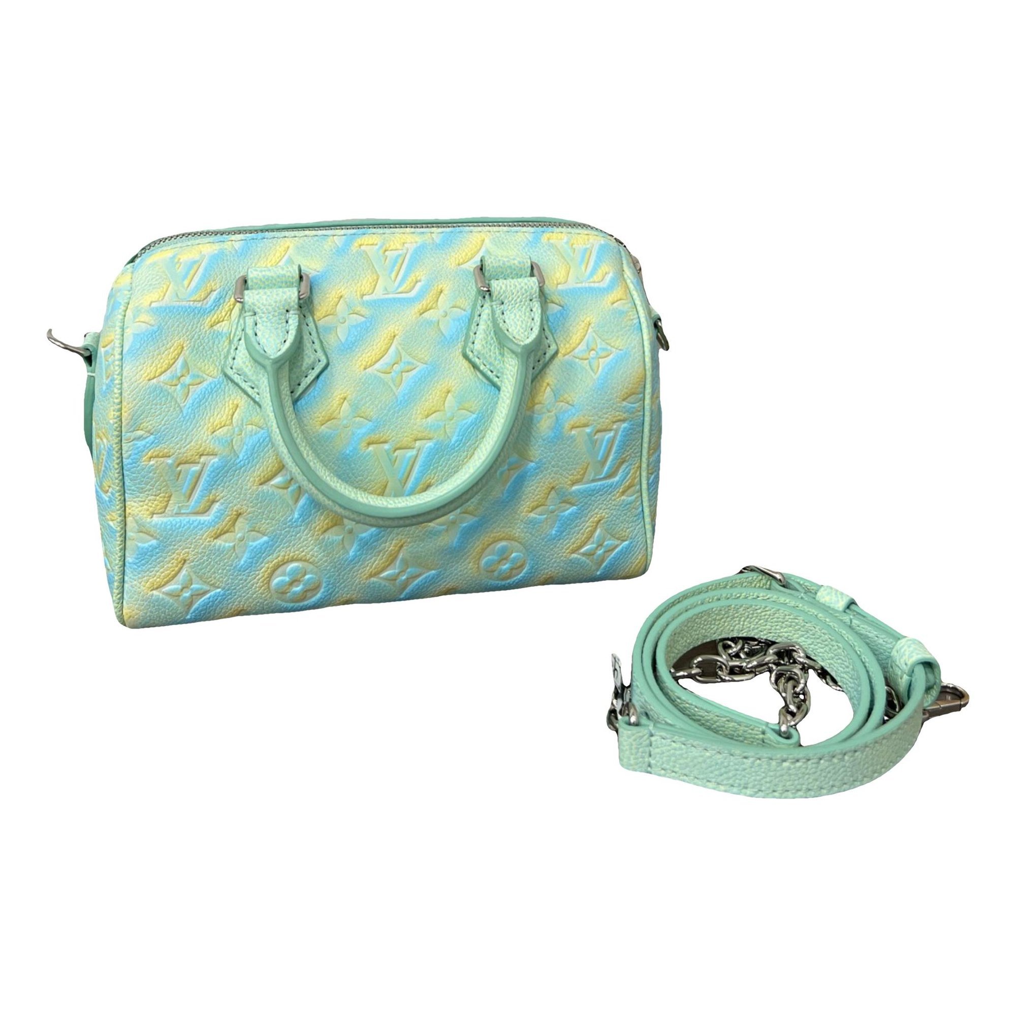Speedy leather handbag