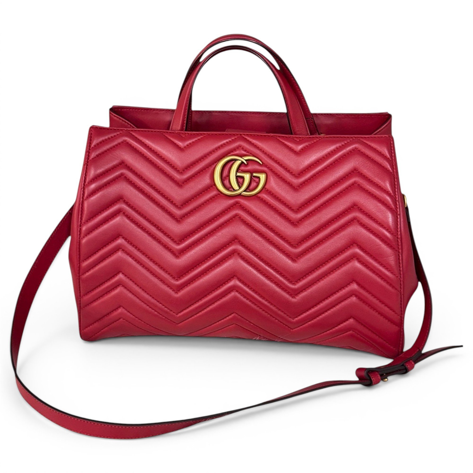 Leather handbag