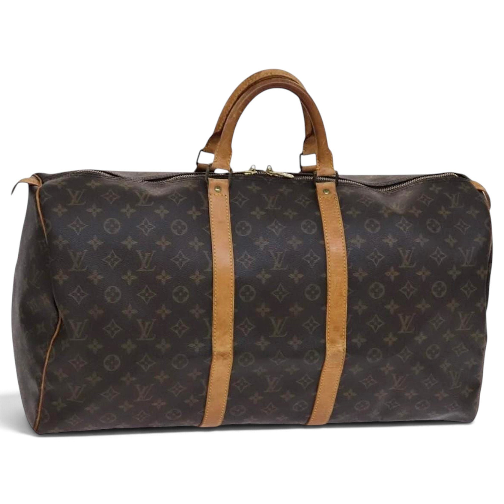 Leather bowling bag