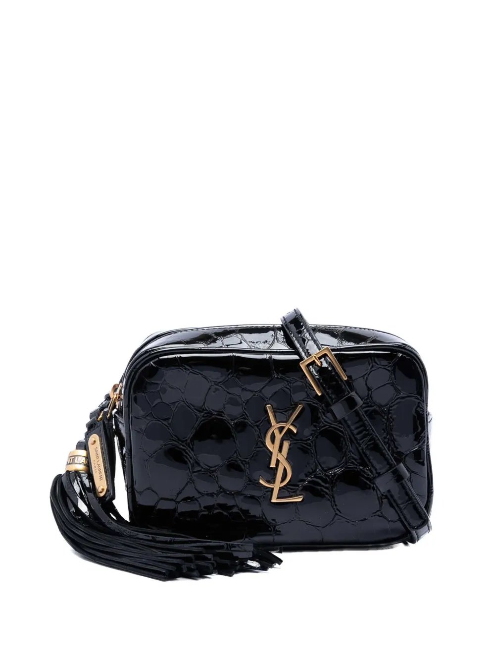 2018 Croc Embossed Patent Lou belt bag