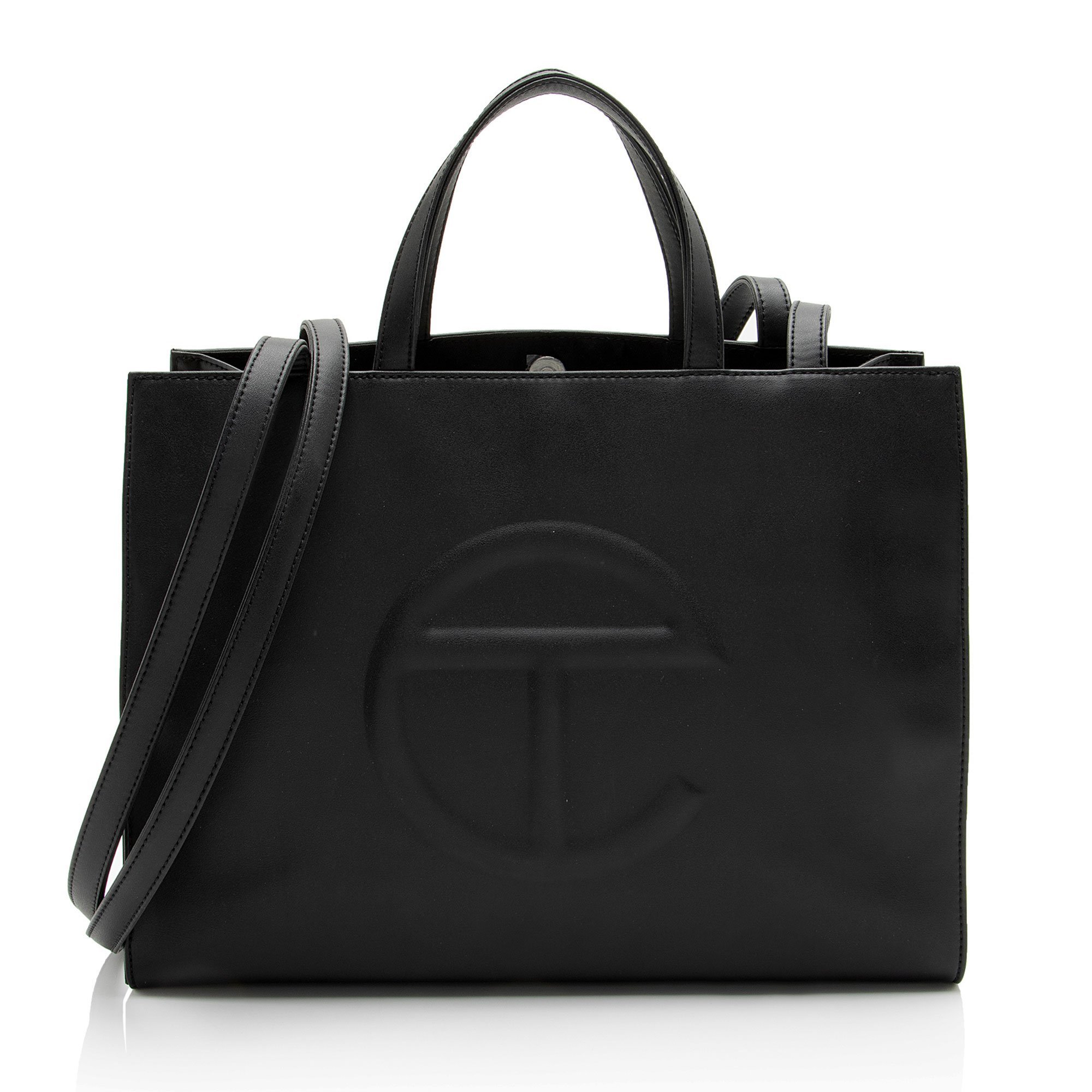 Vegan leather tote
