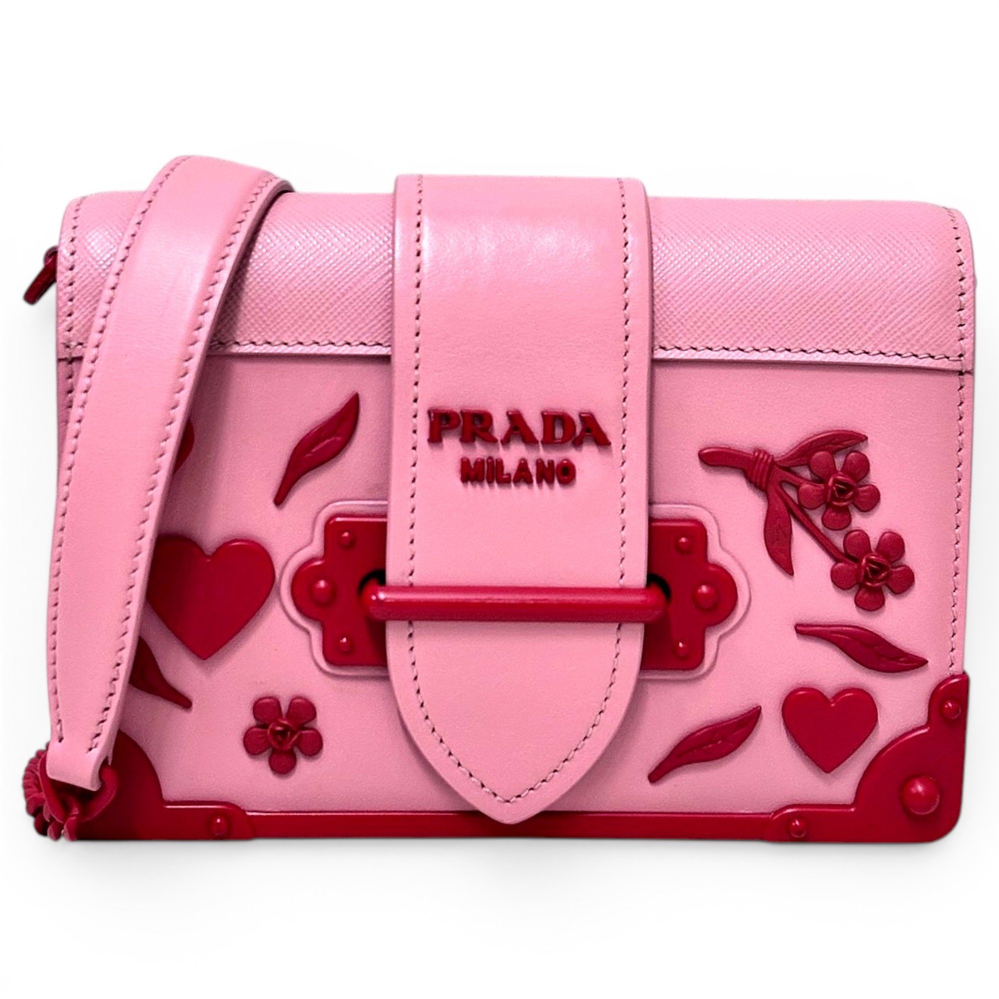 Cahier leather crossbody bag