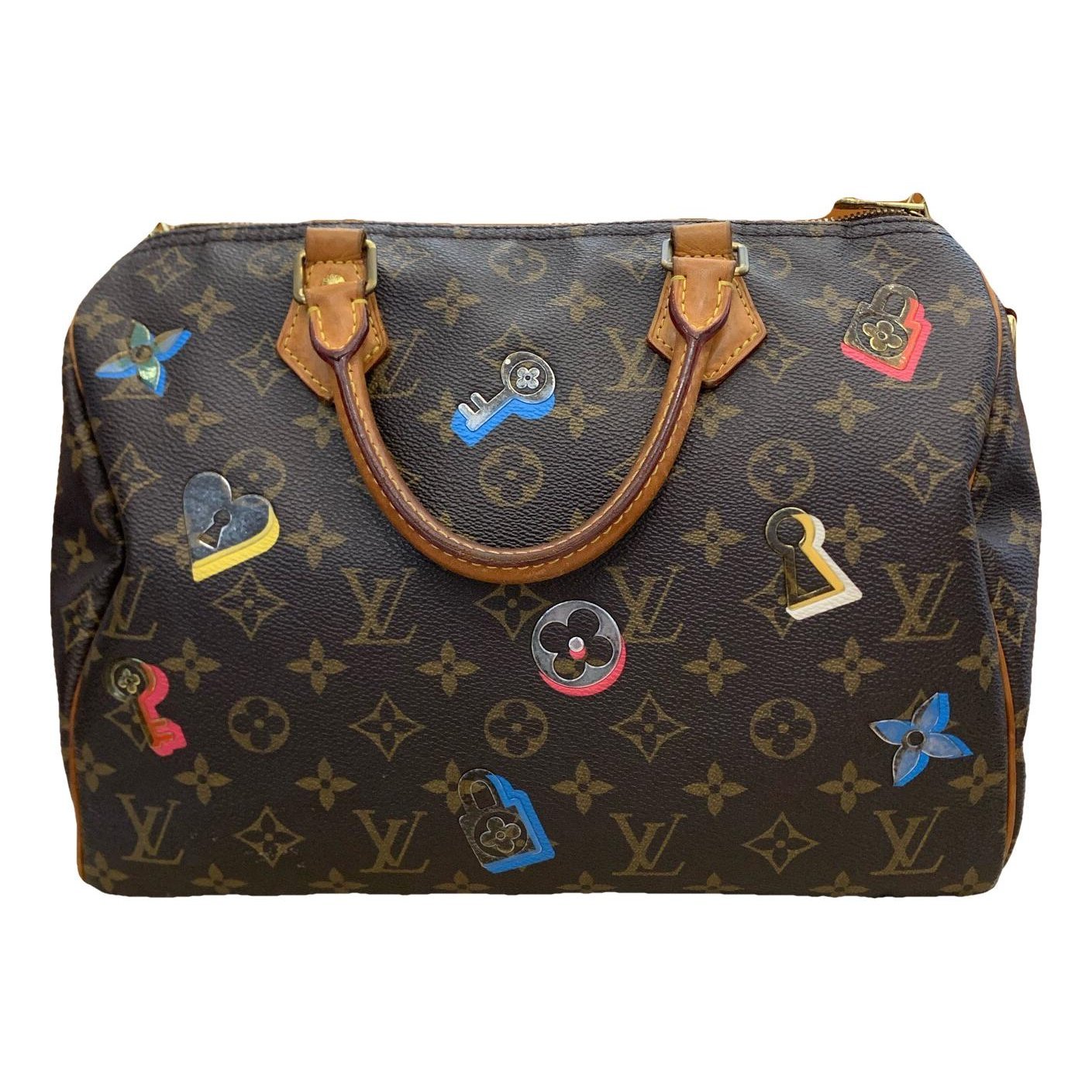 Speedy leather handbag
