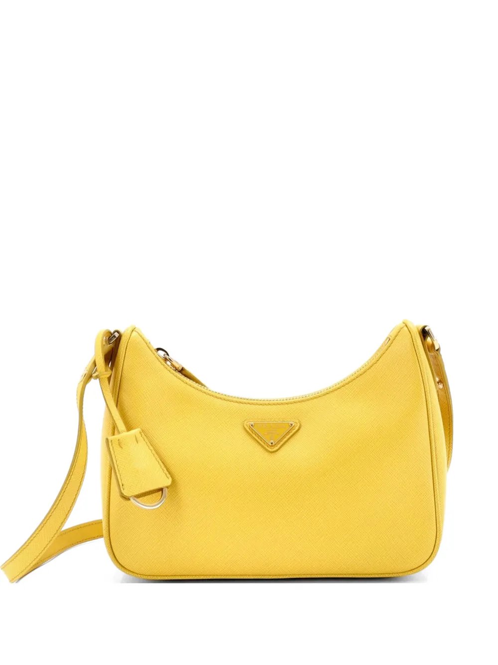 Re-Edition Hobo Saffiano Leather Mini shoulder bag