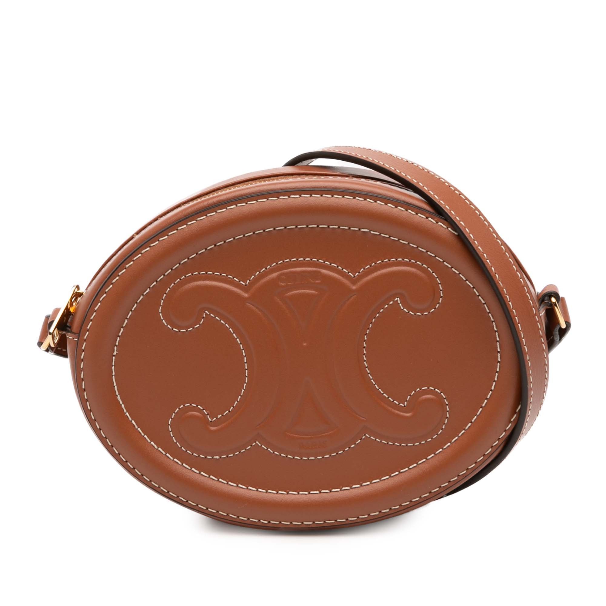 Triomphe leather handbag
