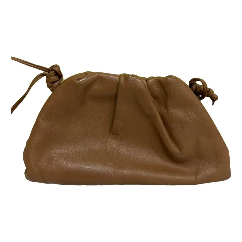 Pouch leather crossbody bag