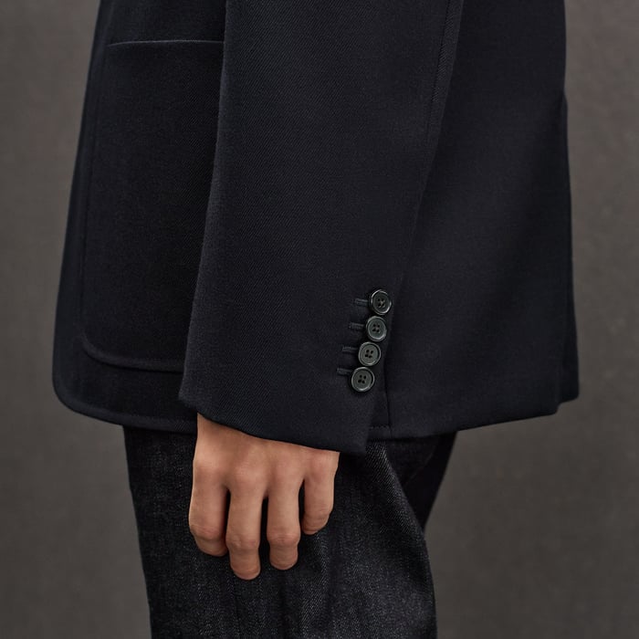 Marine "Poche Cuir" Stadium Relax Jacket