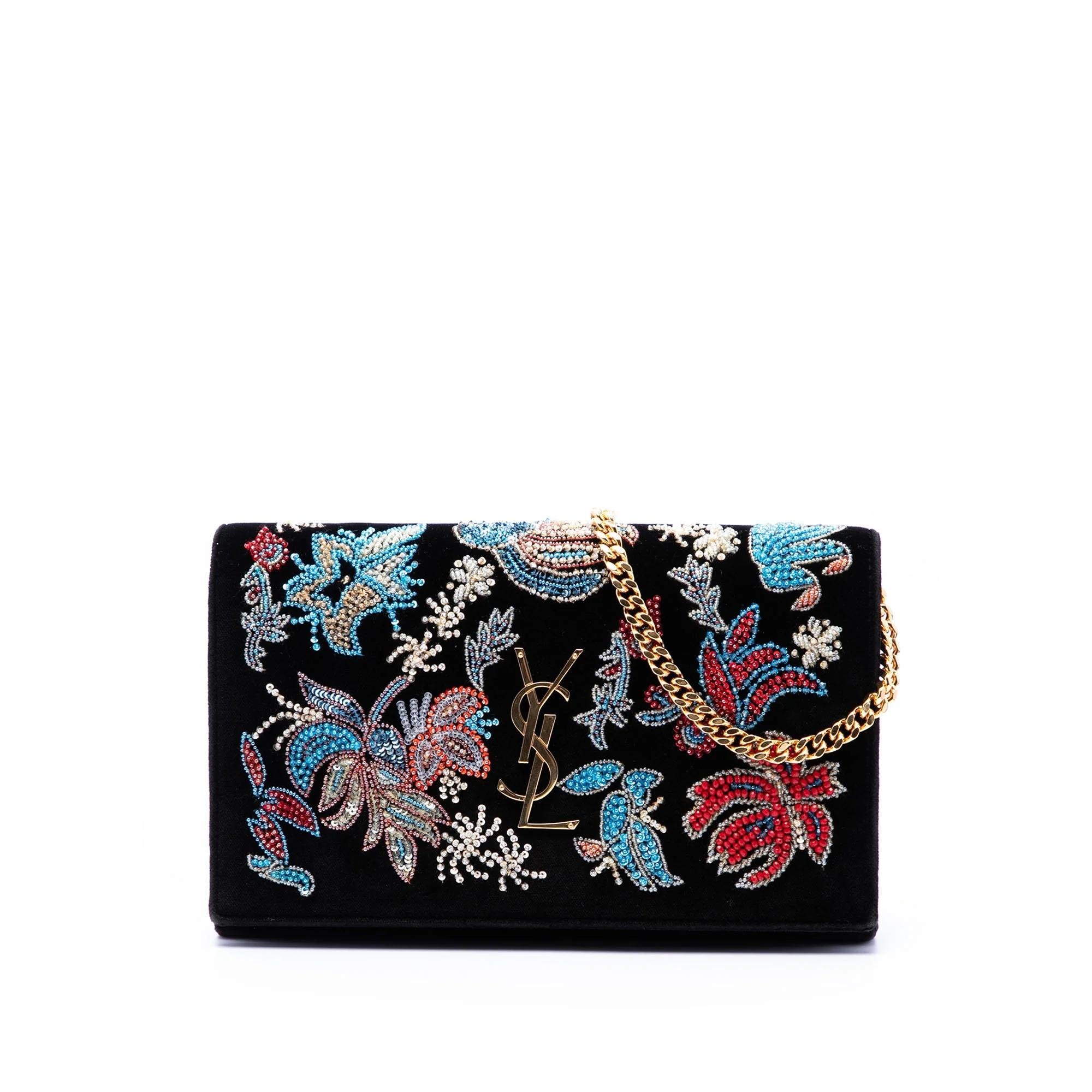 Velvet crossbody bag