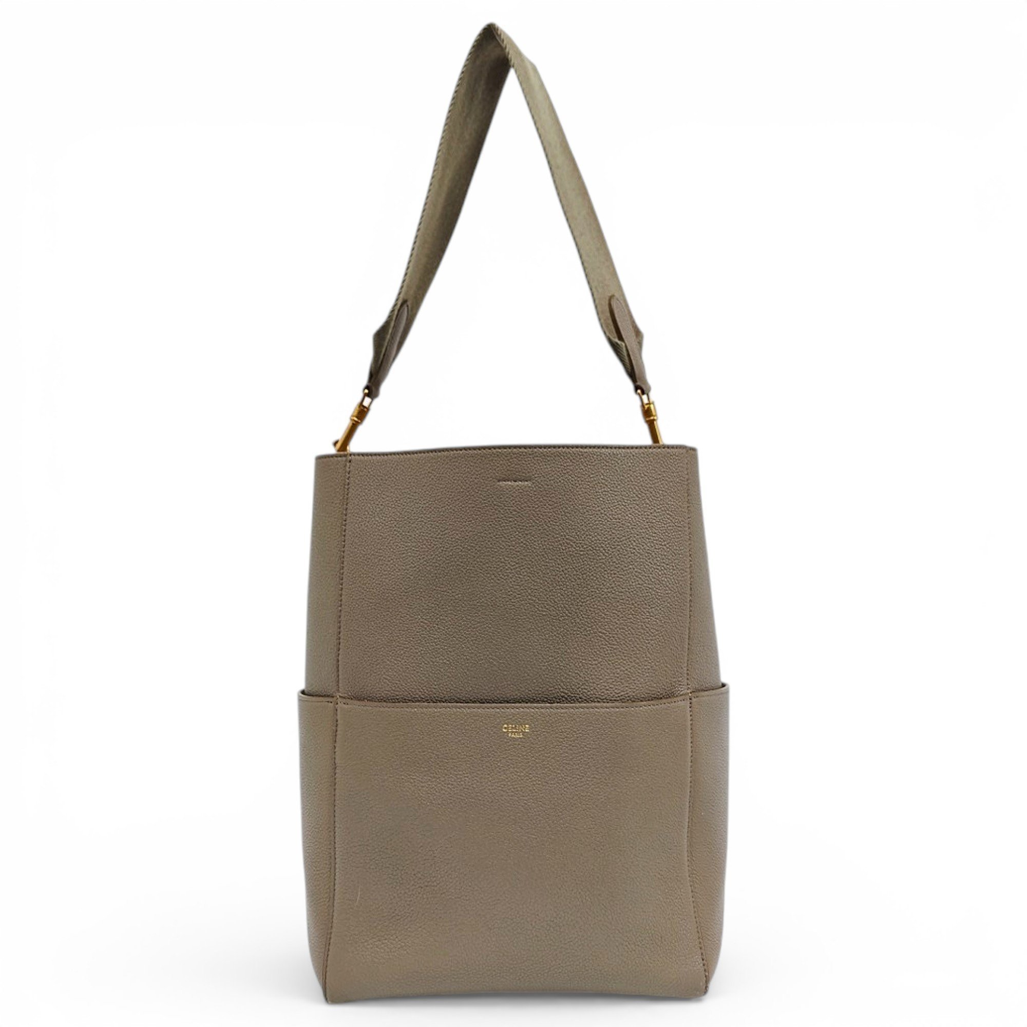 Seau Sangle leather tote