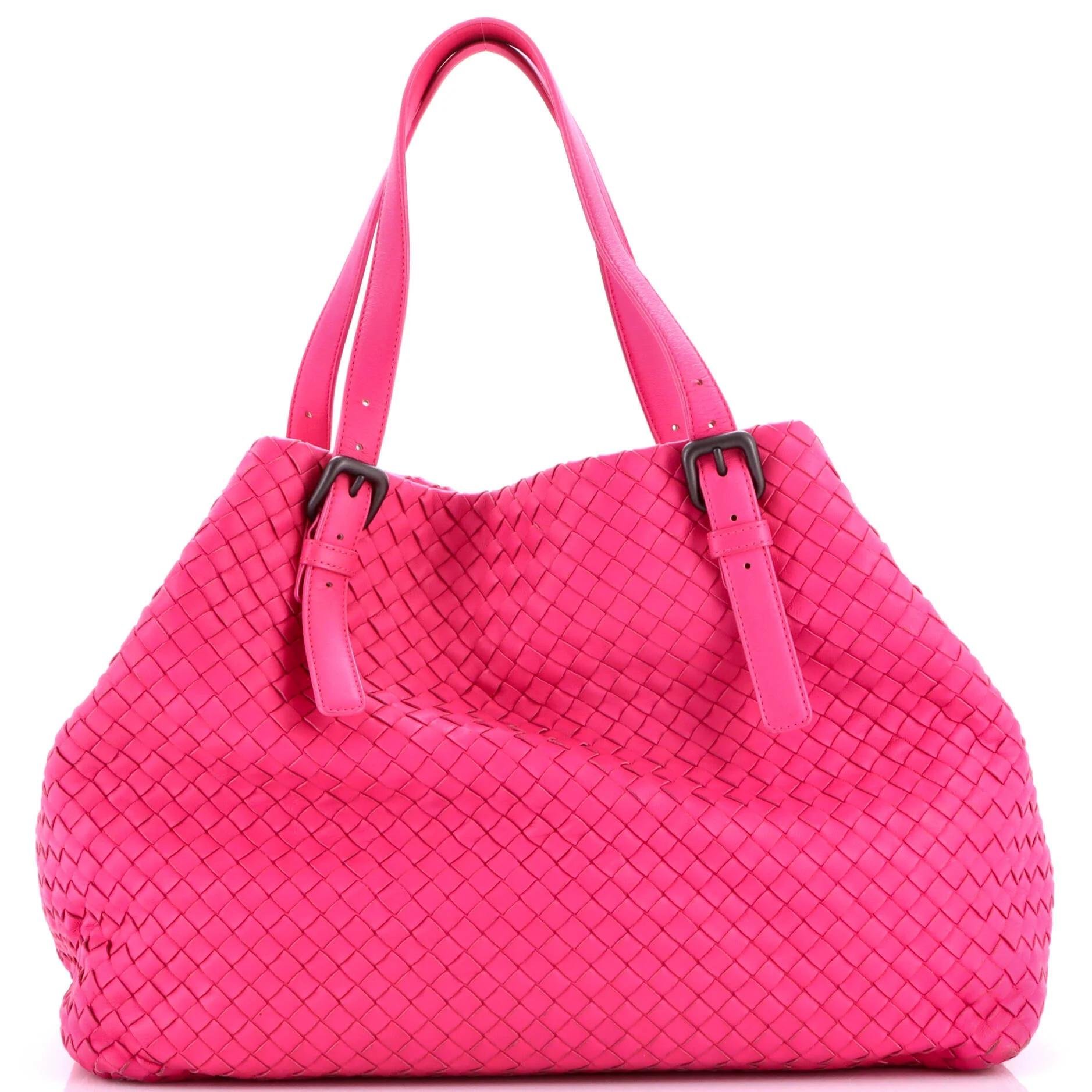 Leather tote