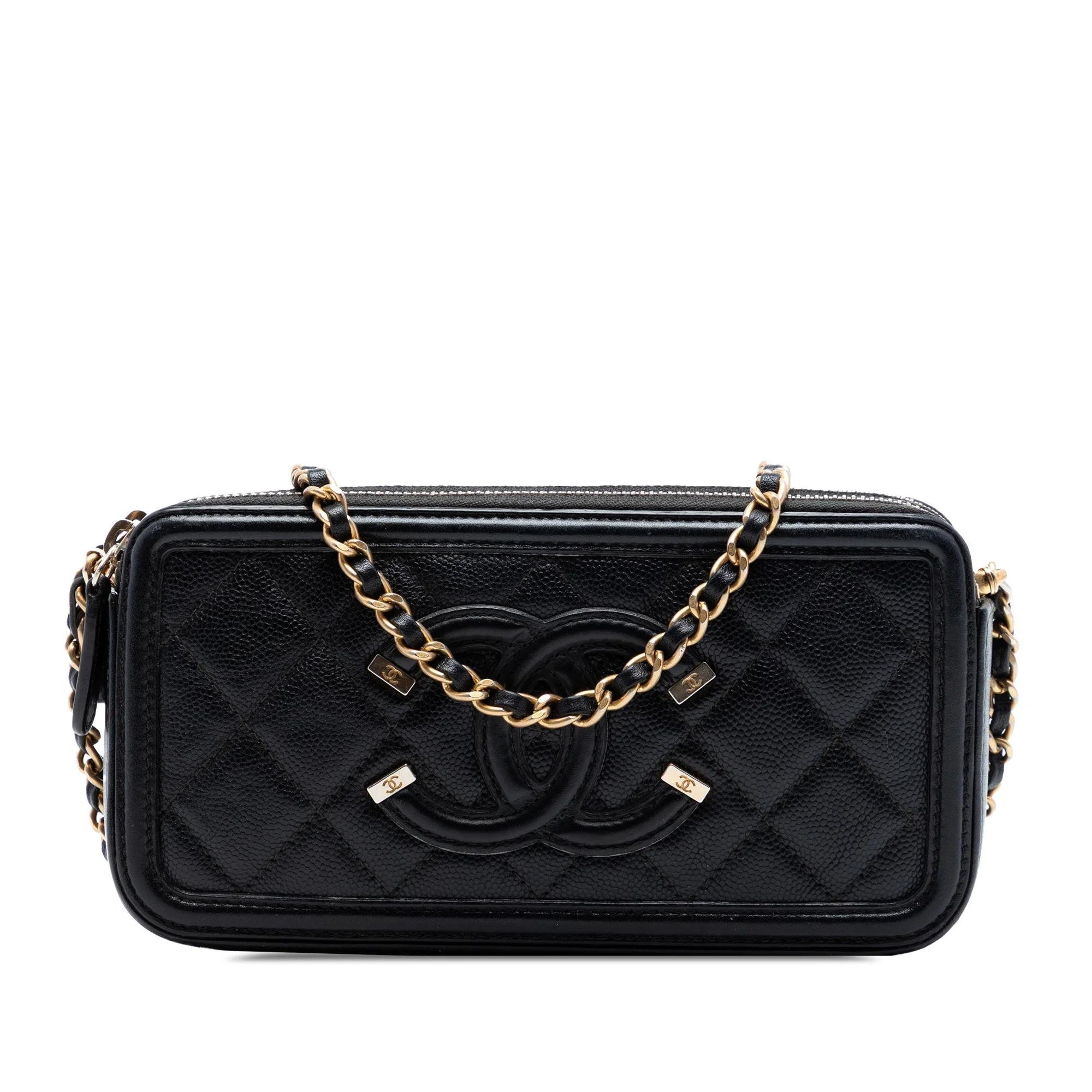 CC Filigree leather handbag