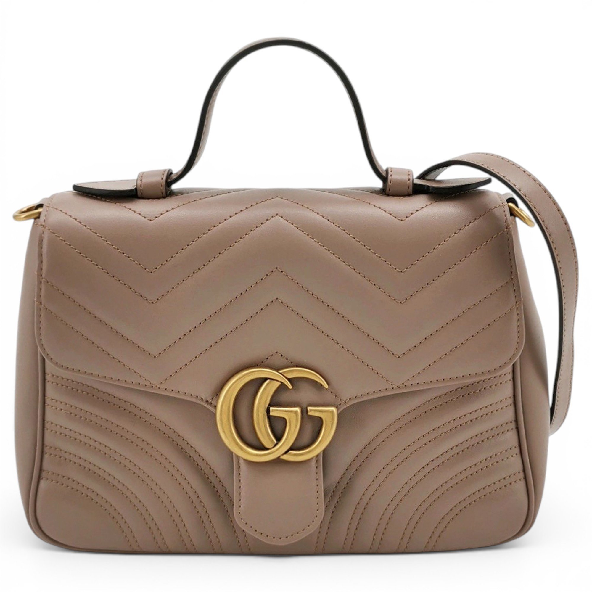 GG Marmont Flap leather handbag