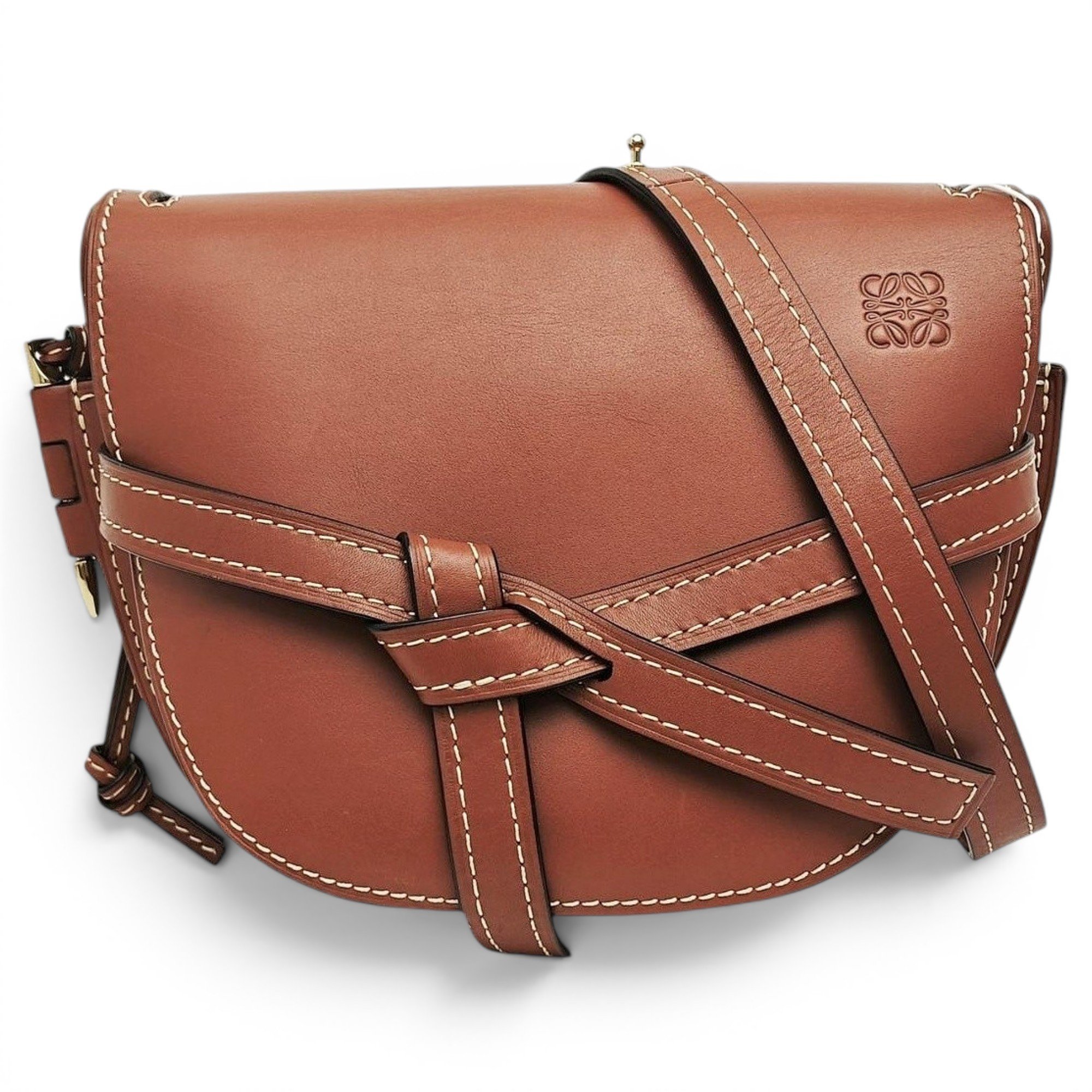 Gate leather handbag