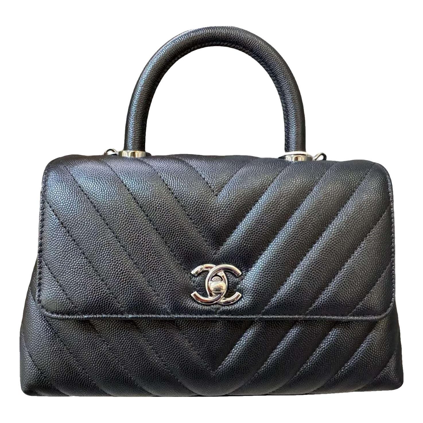 Coco Handle leather handbag