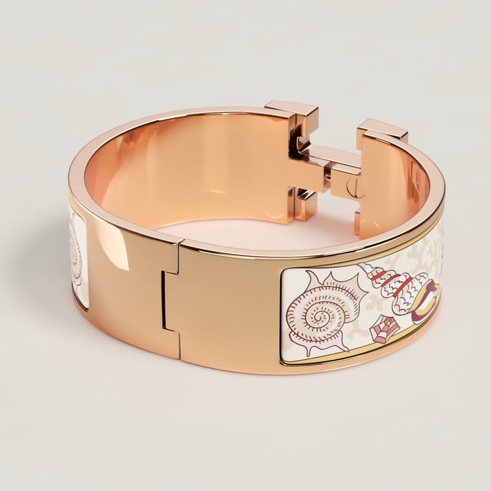 Faubourg Clic Clac H Coquillages Bracelet