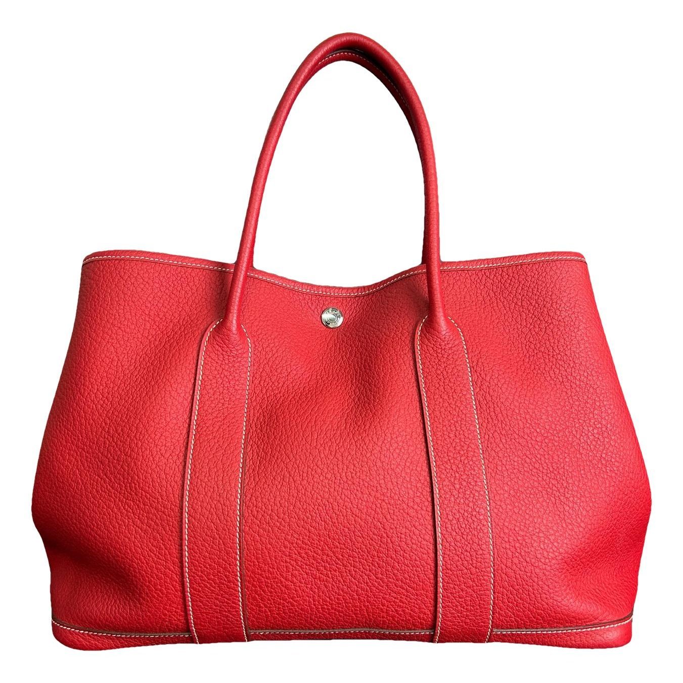 Garden Party leather handbag