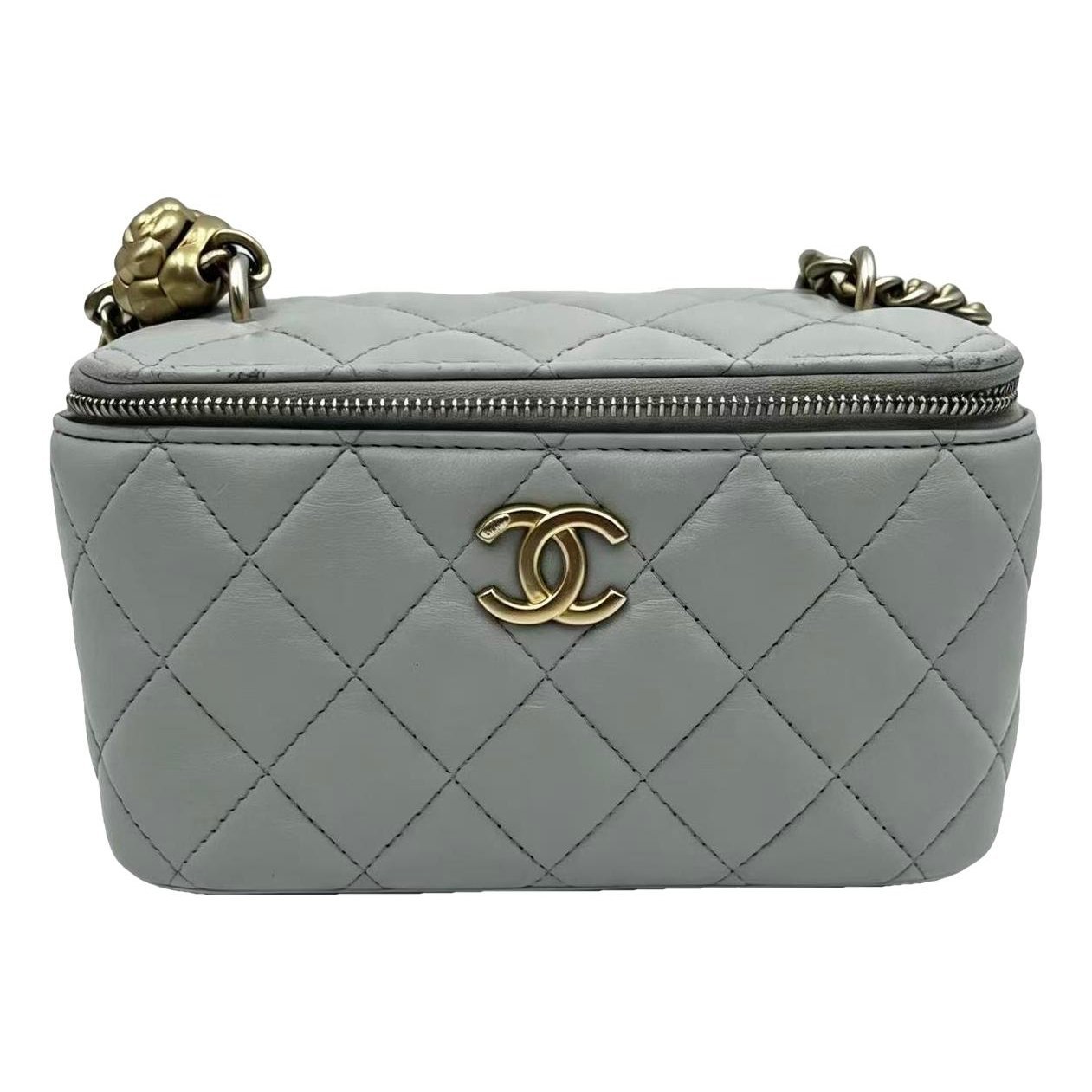 Trendy CC Vanity leather handbag