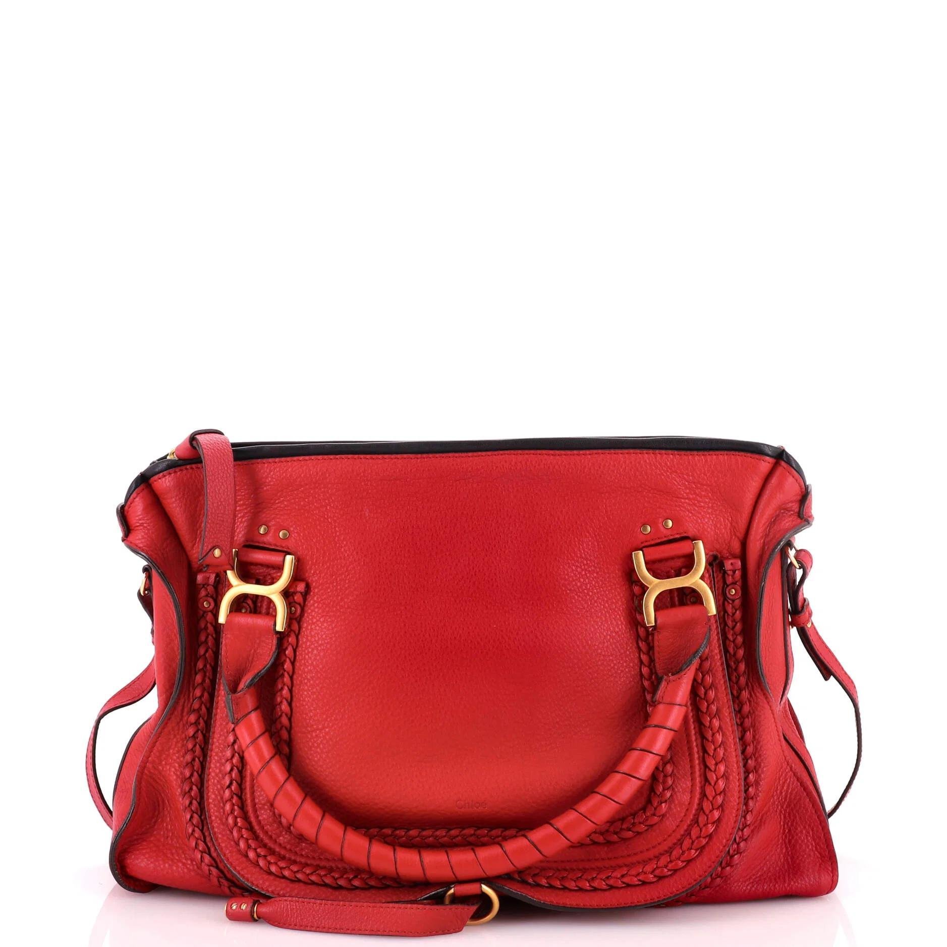 Leather satchel