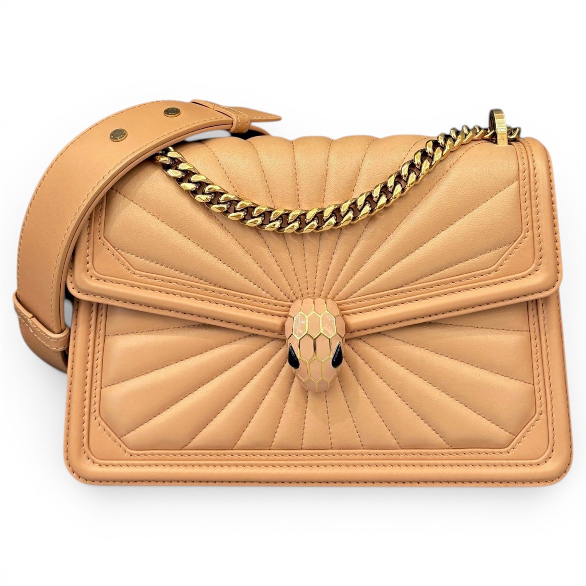Serpenti leather crossbody bag