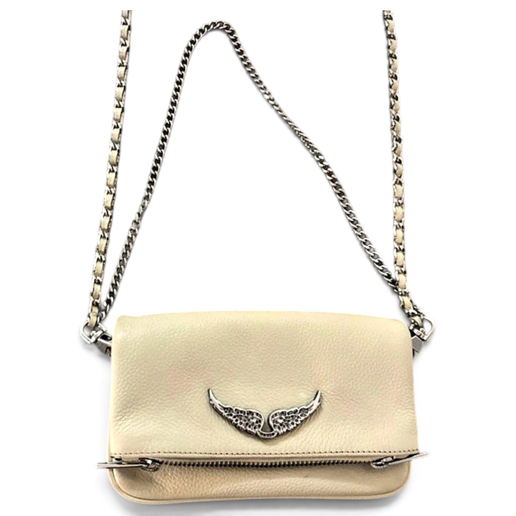 Rock vegan leather clutch bag