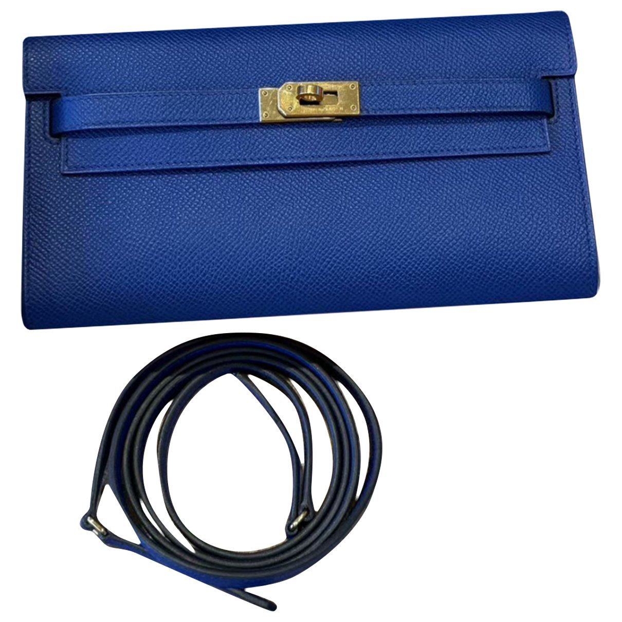 Kelly to go leather clutch bag