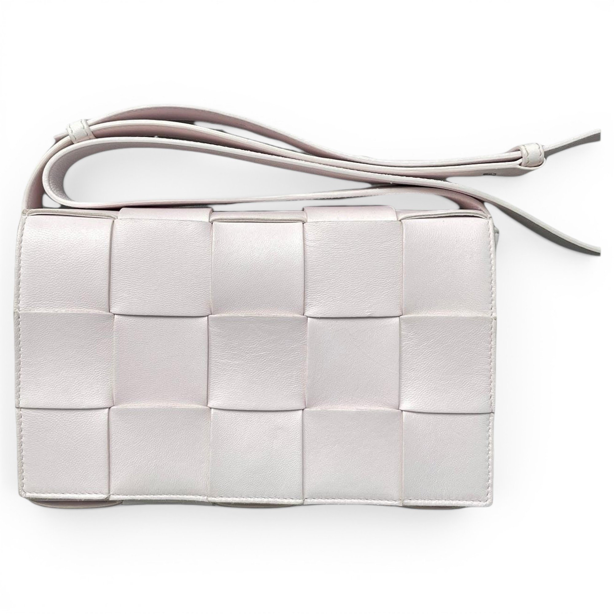 Cassette leather handbag