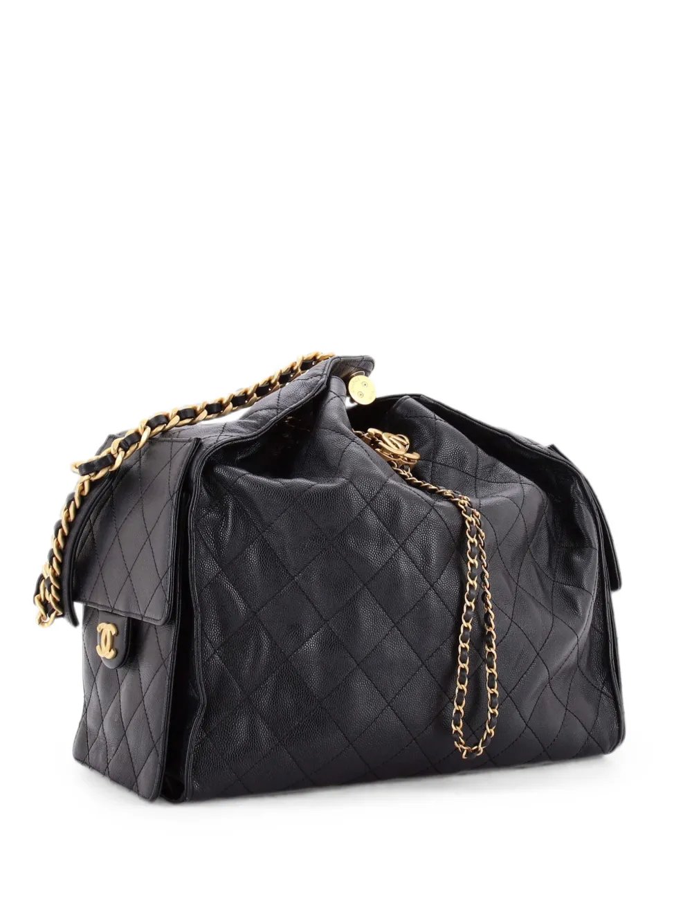 25 Quilted Caviar Medium hobo bag