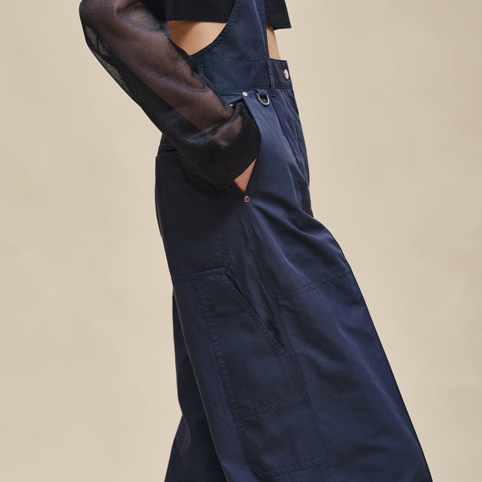 Bleu Outremer Overalls Pants