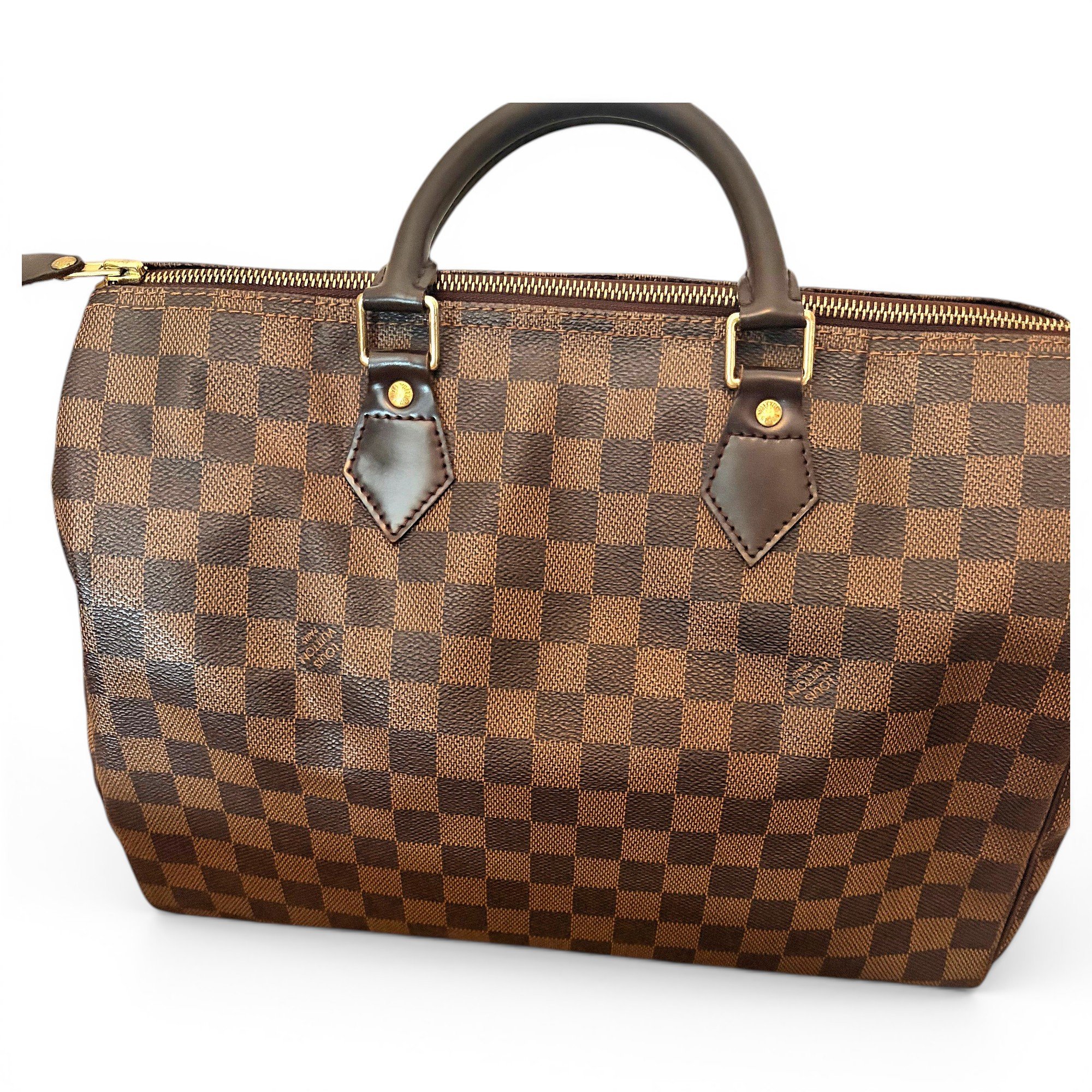 Speedy leather handbag