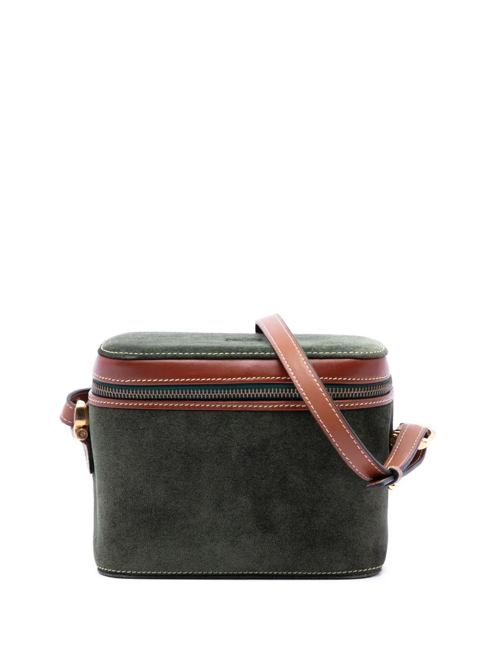 2010-2026 Suede Anagram vanity bag