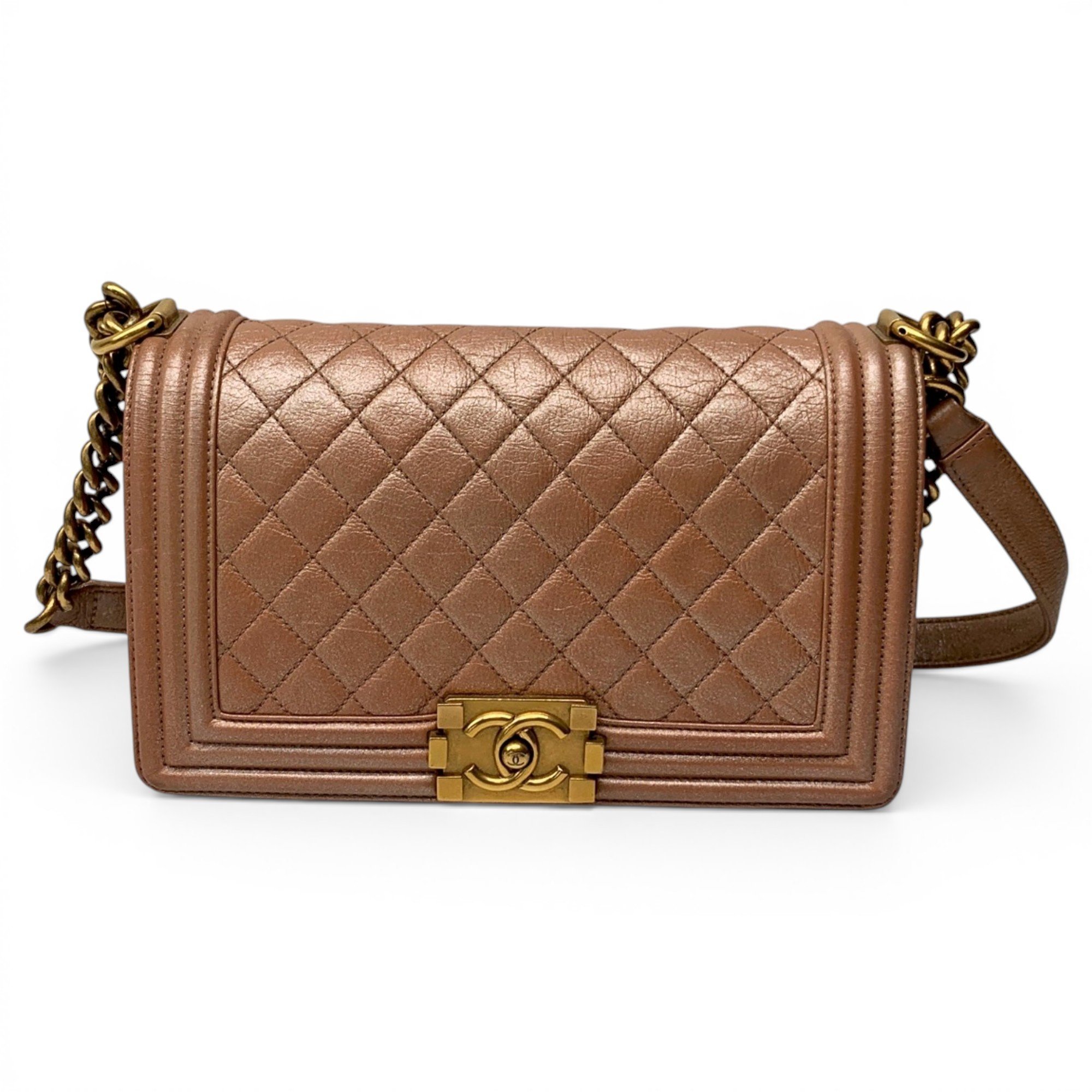 Boy leather crossbody bag