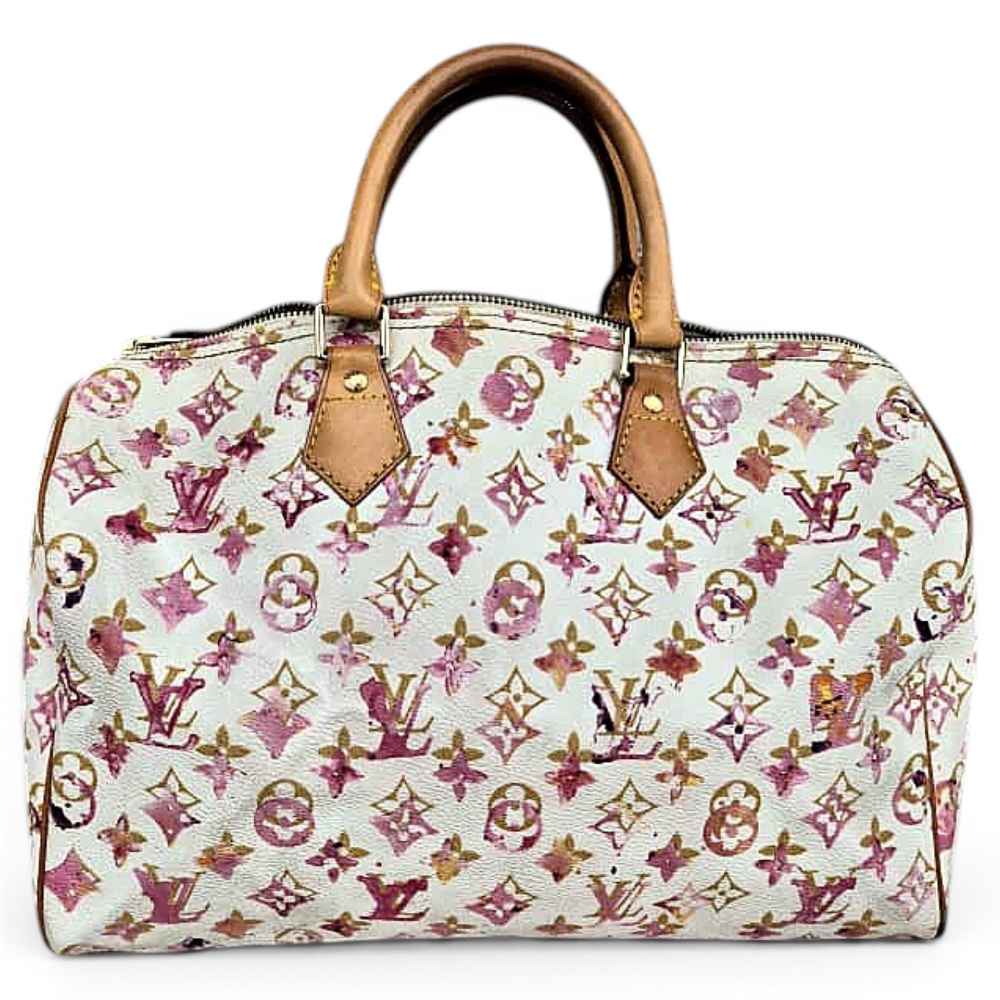 Speedy leather handbag