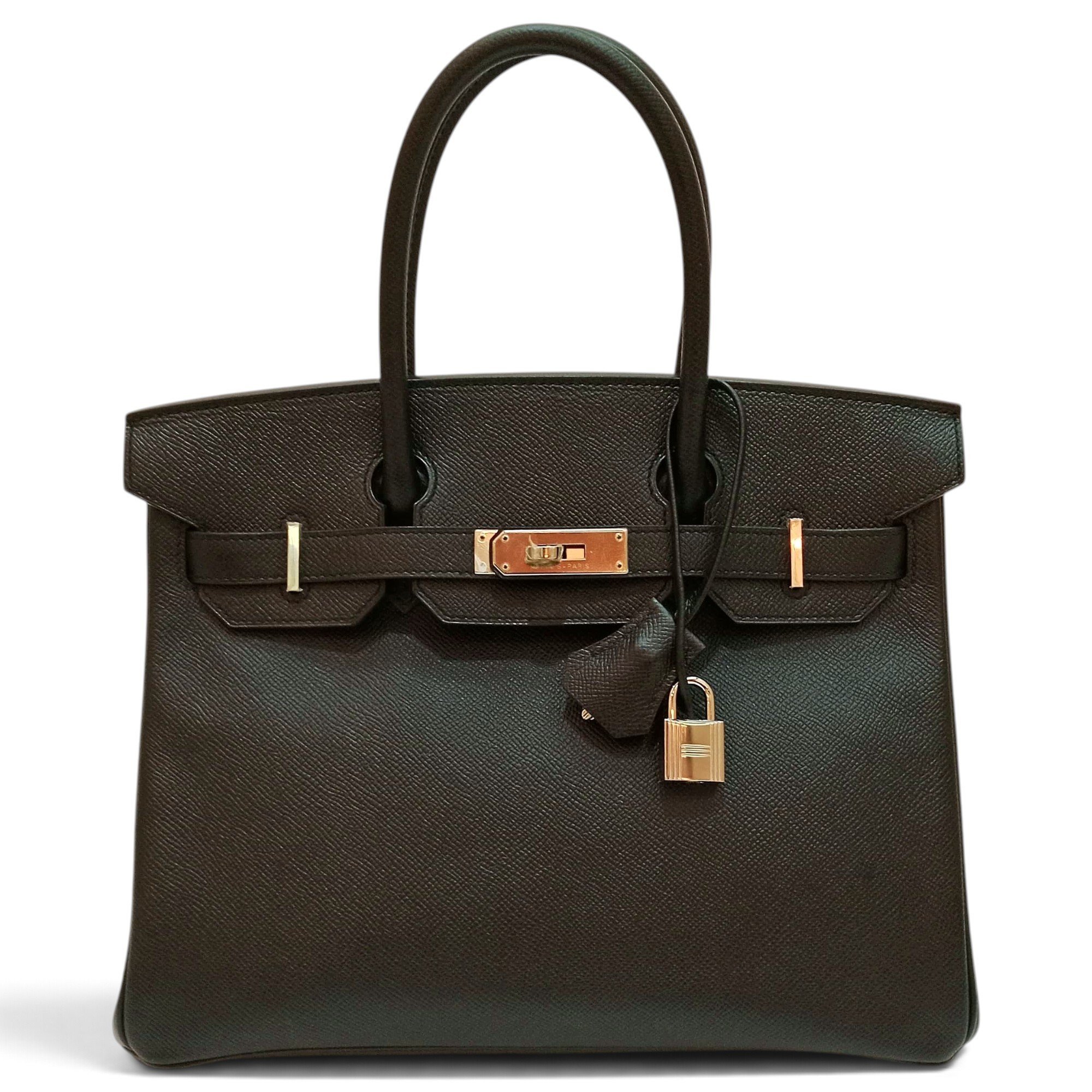 Birkin 30 leather handbag