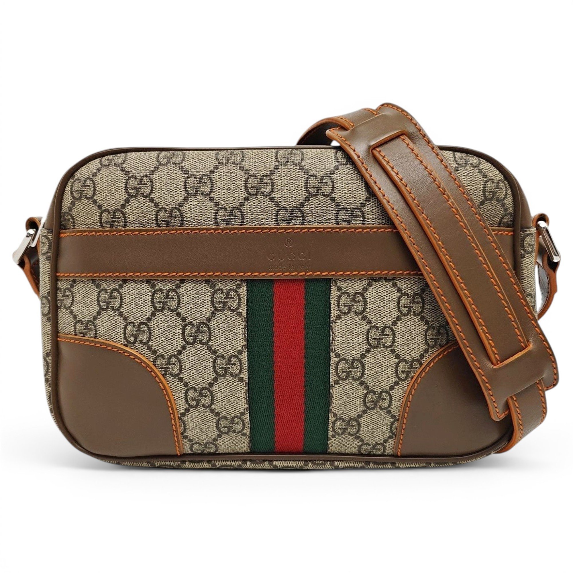 Ophidia leather handbag