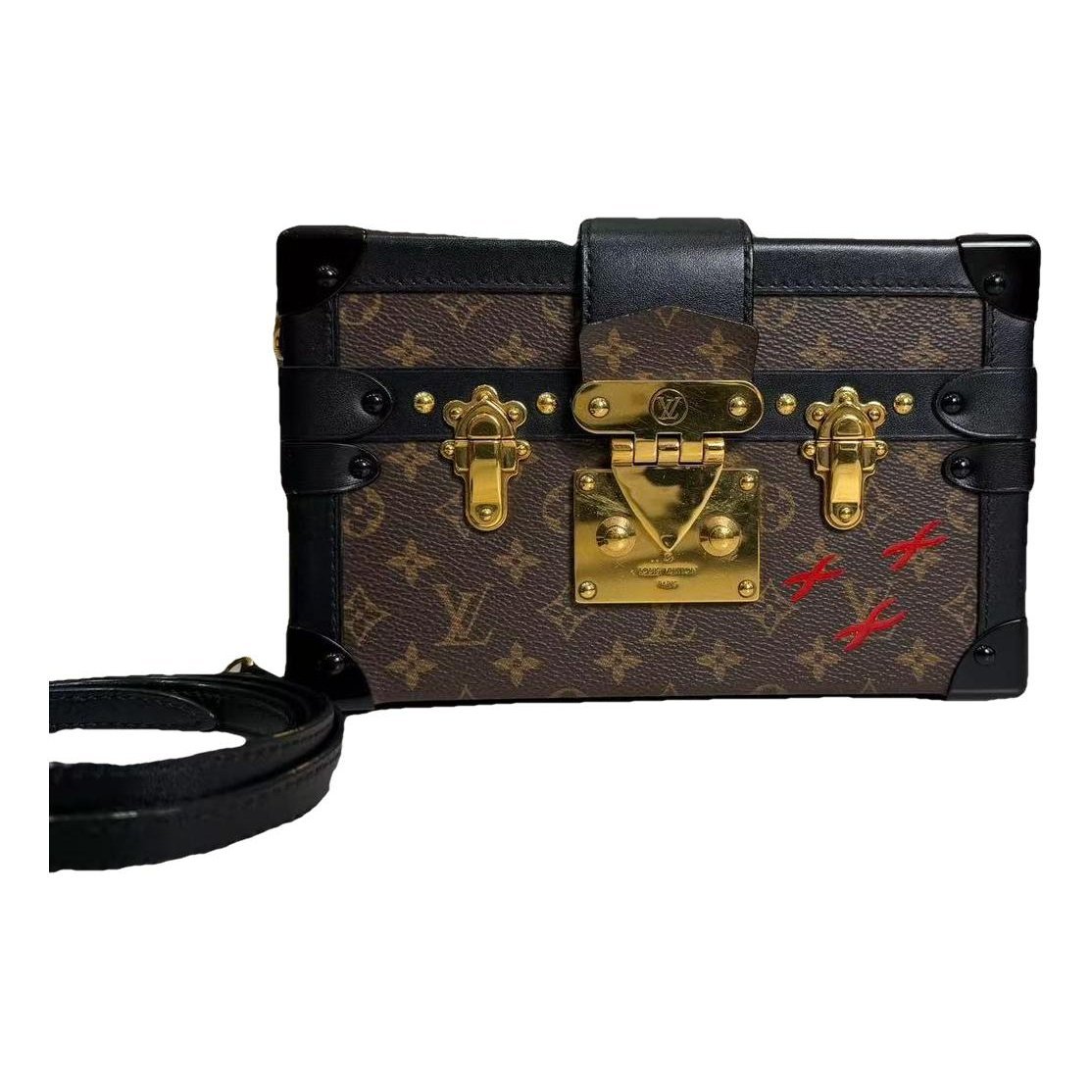 Louis Vuitton Petite Malle leather handbag