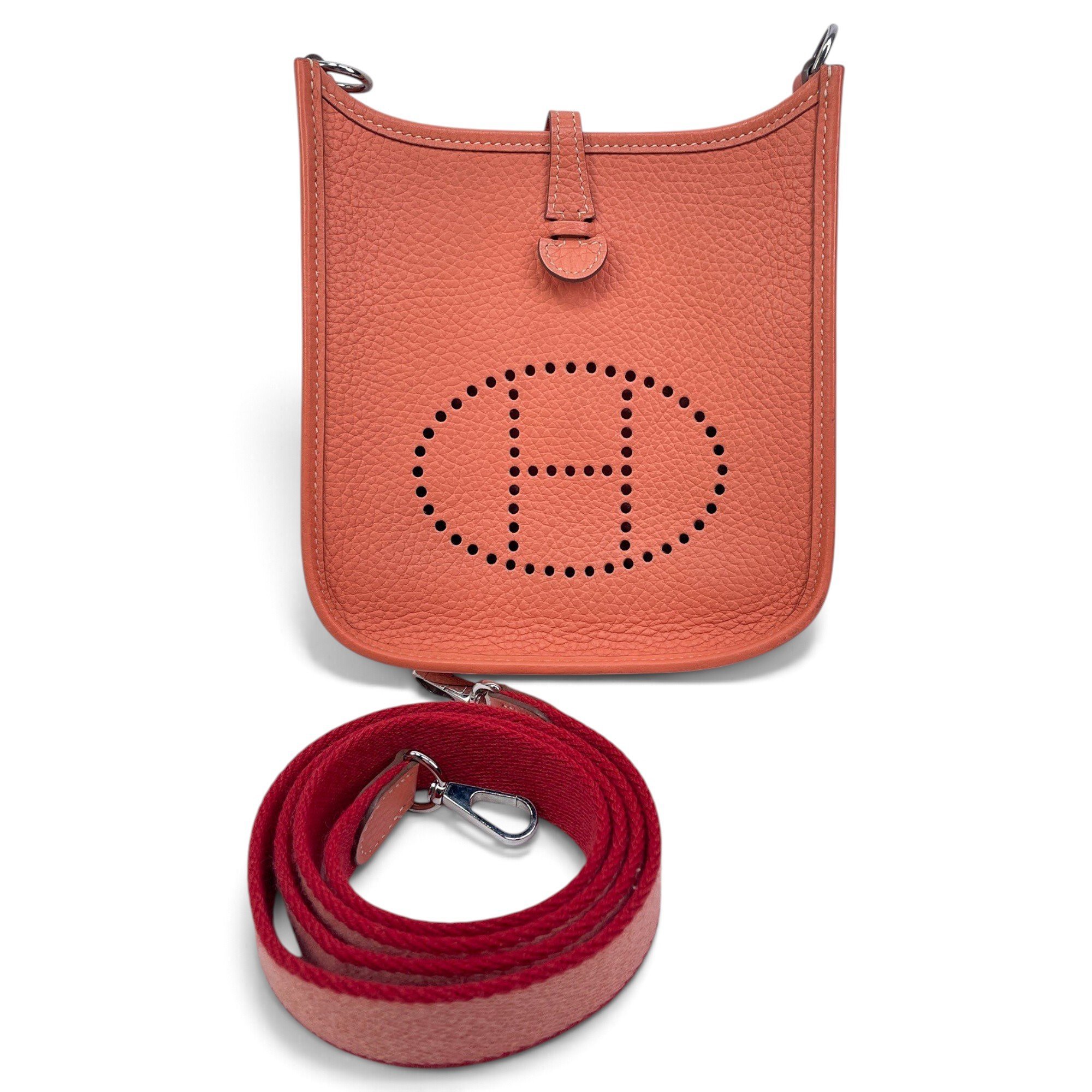 Hermes Evelyne leather crossbody bag