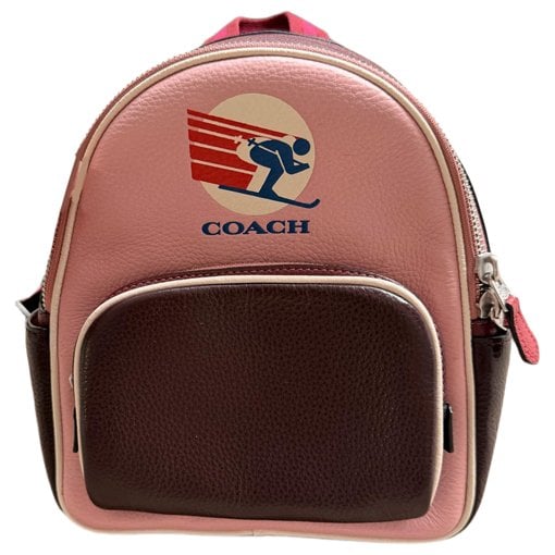 Leather backpack