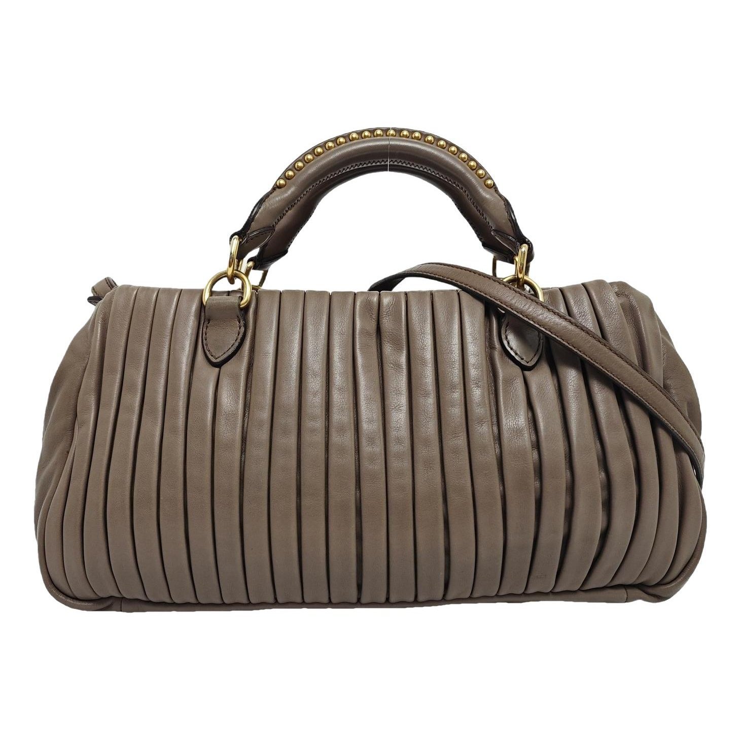 Leather handbag