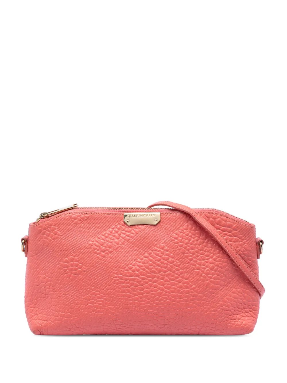 2000-2017 Small Grain Check Embossed Leather Chichester crossbody bag