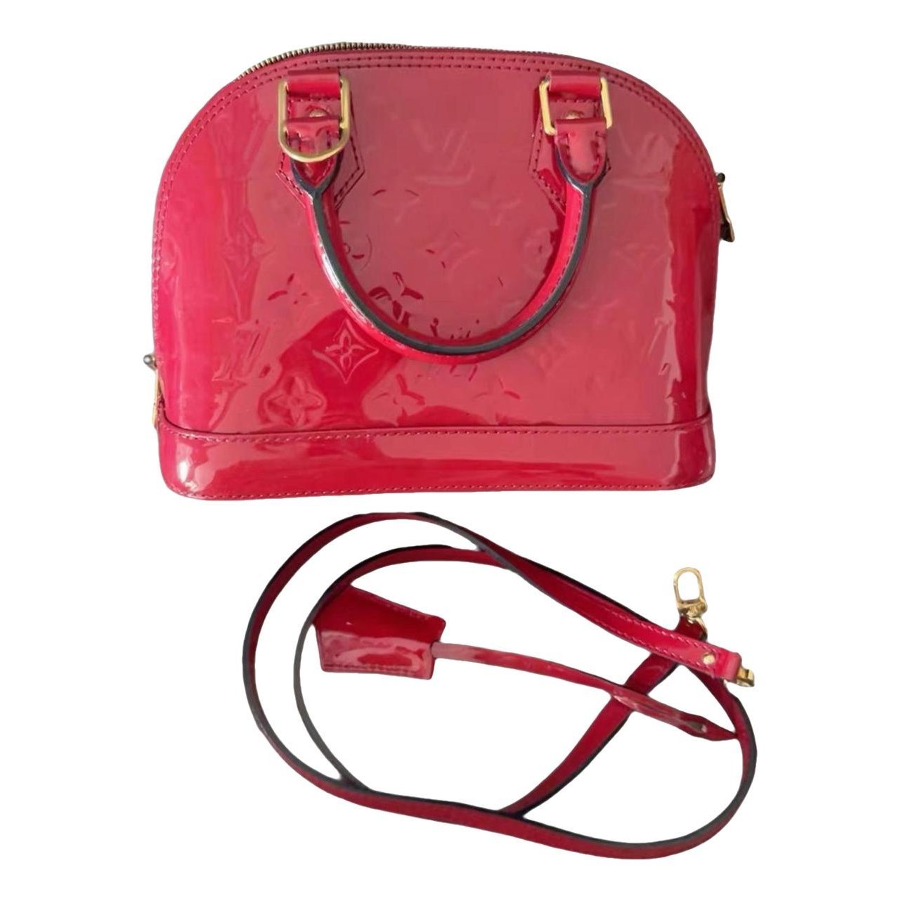 Alma BB patent leather handbag