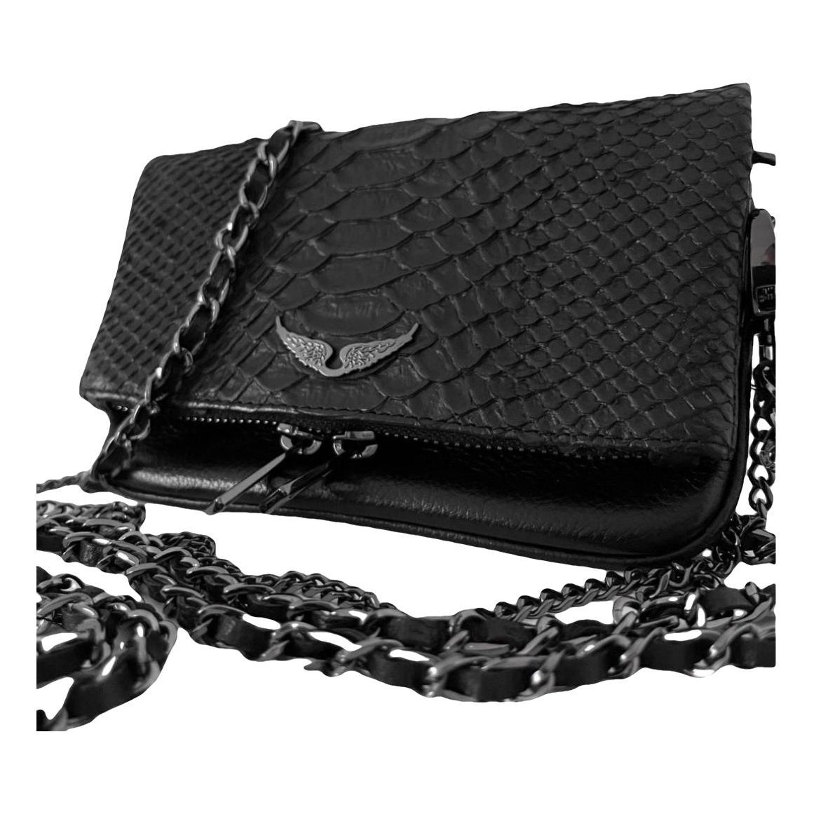 Rock leather crossbody bag