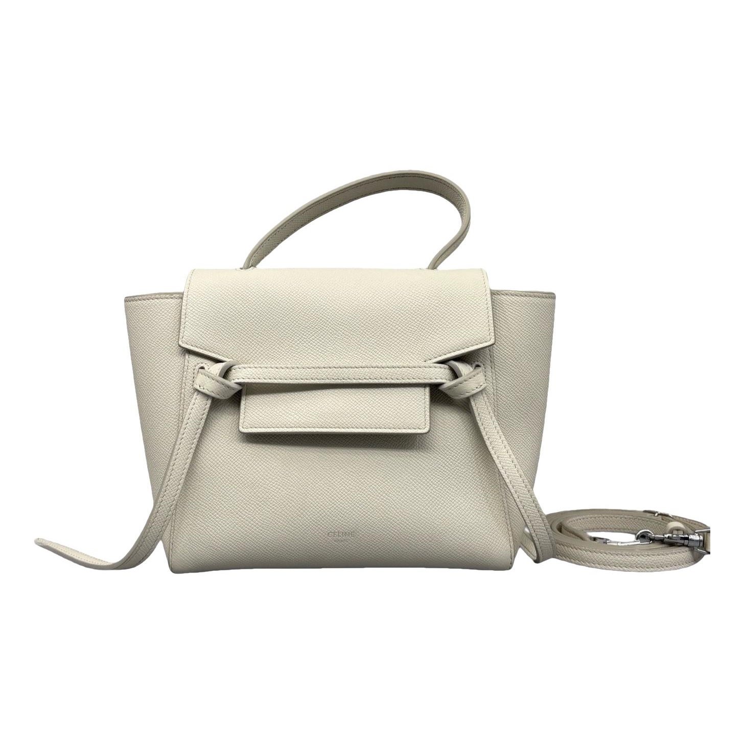 Belt leather handbag